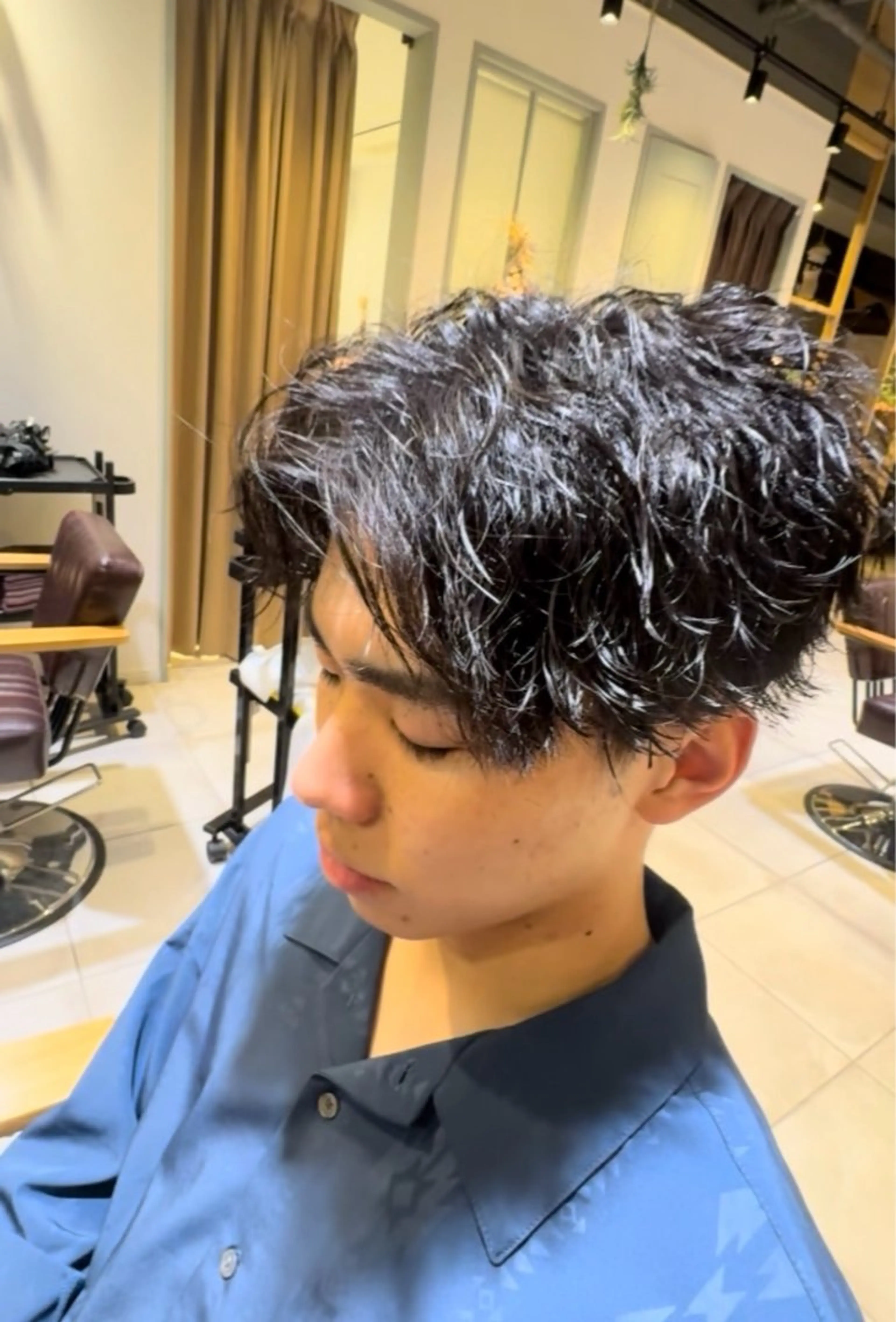 《メンズ限定》カット+ツイストスパイラルパーマ¥14000→¥9800の写真