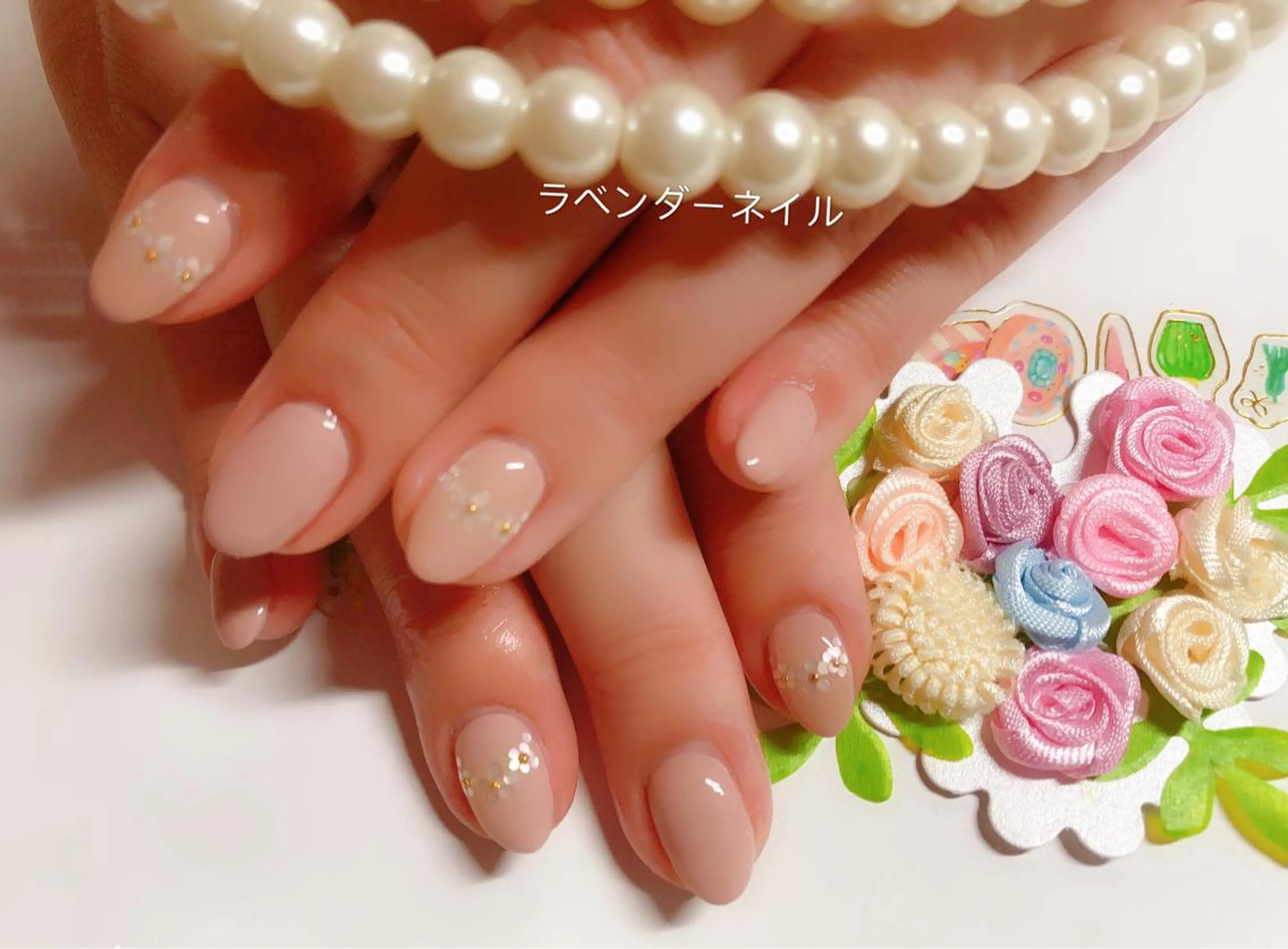 ネイル ラベンダー💖日暮里 ルル💖ネイルのネイルデザイン