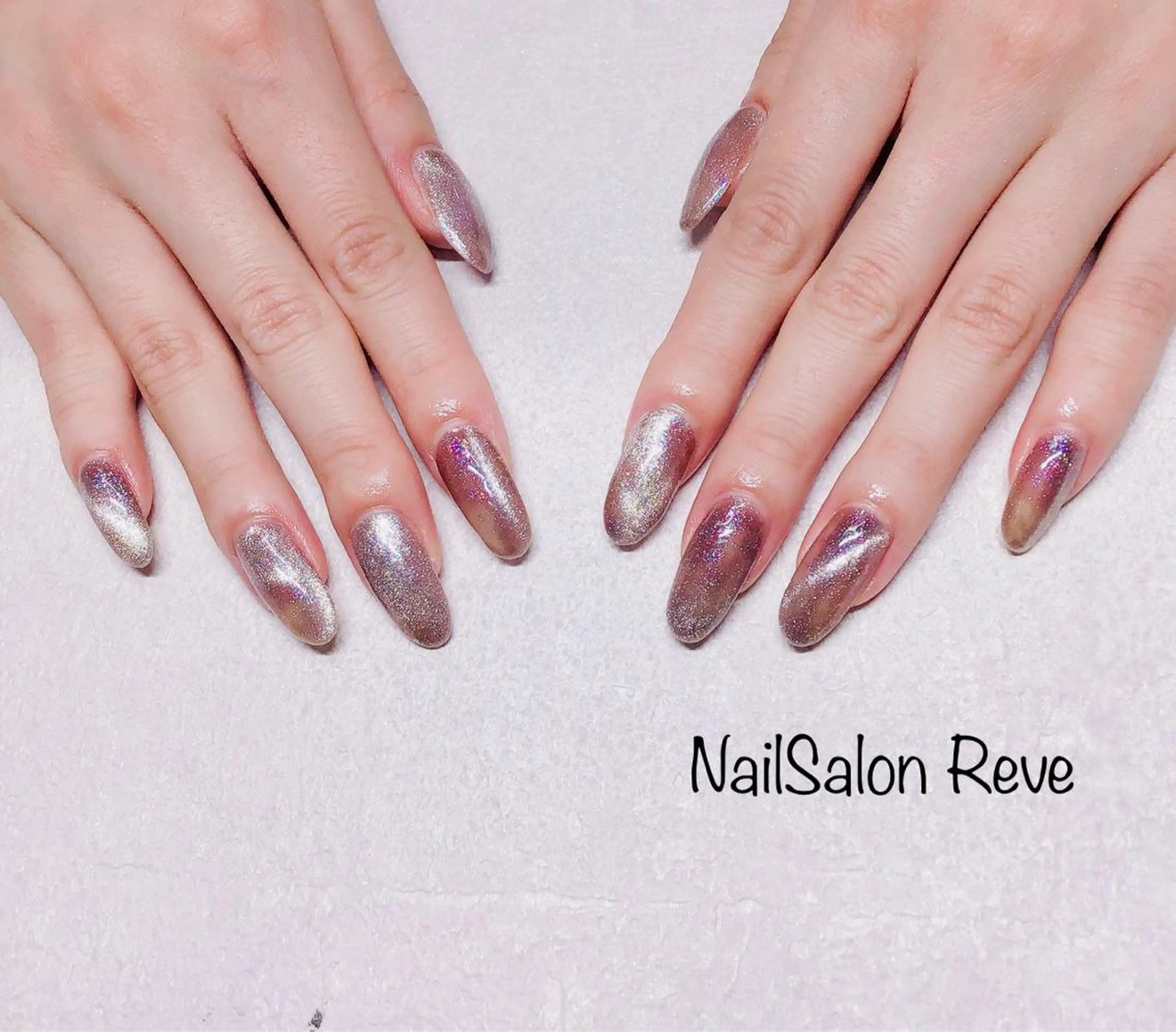 ネイル マグネットネイル ハンドネイル NailSalon Reveのネイルデザイン
