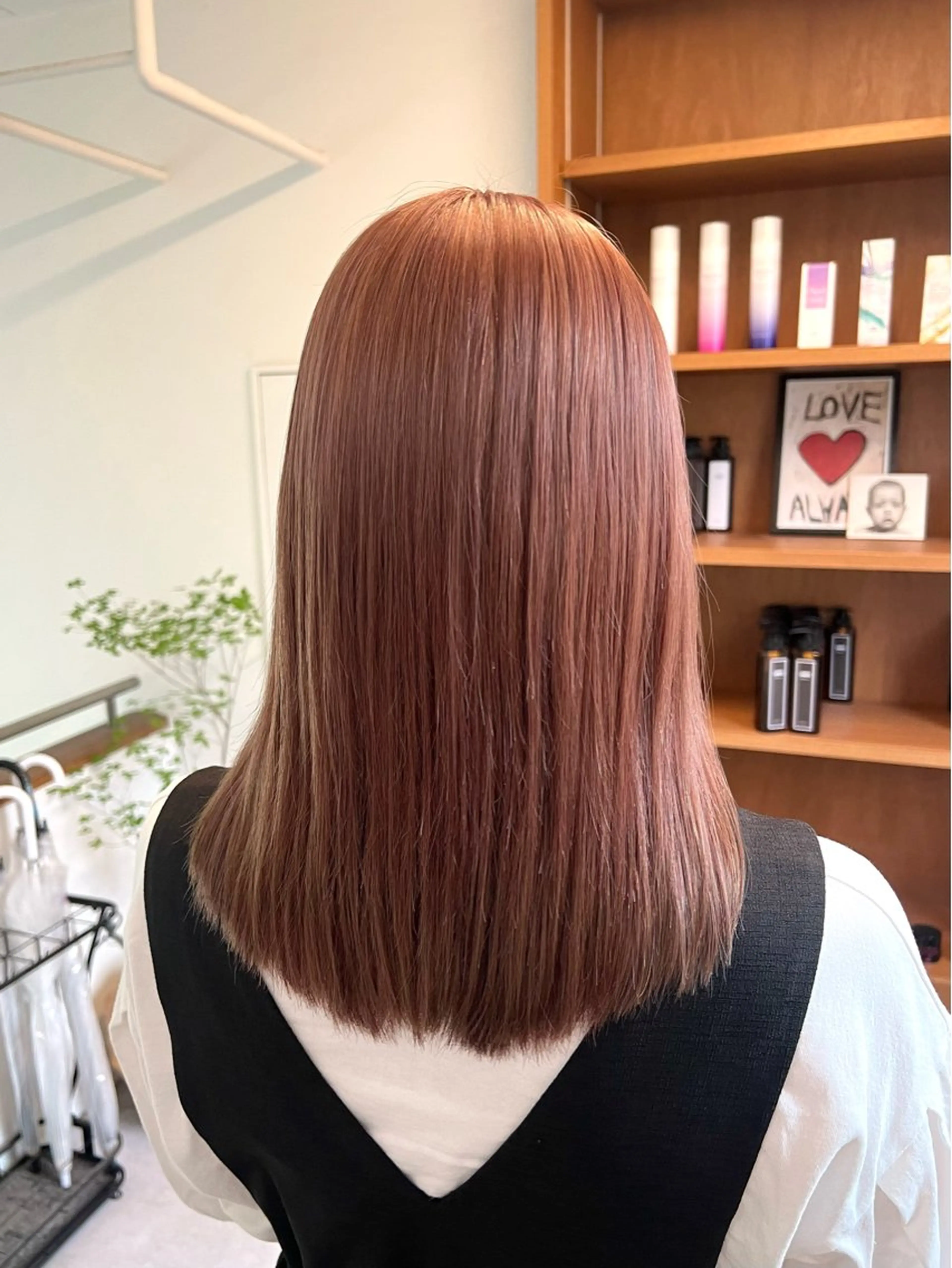 ロング カラー ブリーチ カット ヘアカラー Ami ブリーチ/ハイトーンのヘアスタイル