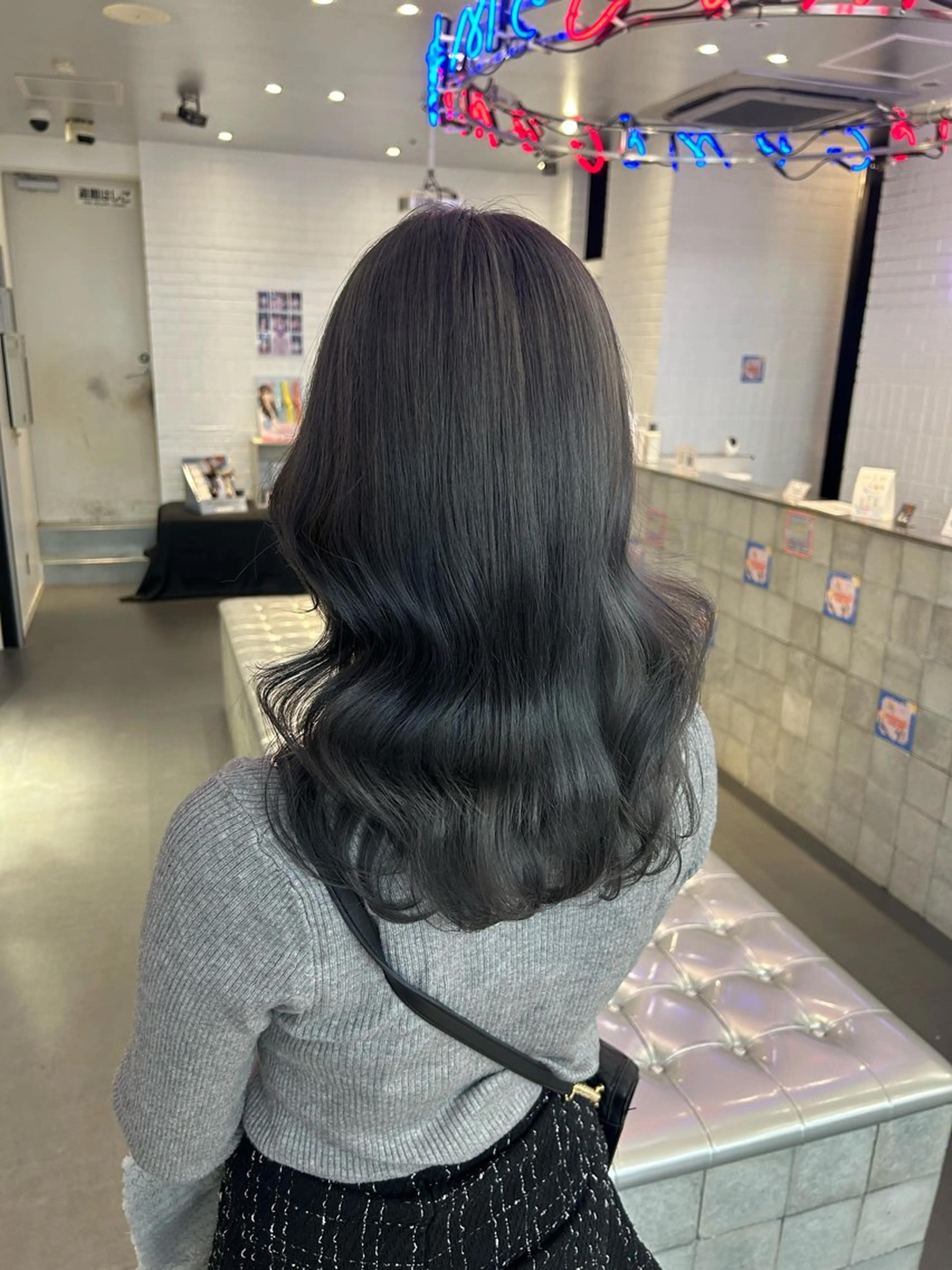 ミディアム カラー ヘアアレンジ ヘアカラー ブリーチ 🎀 エクステ ♡さや♡のヘアスタイル