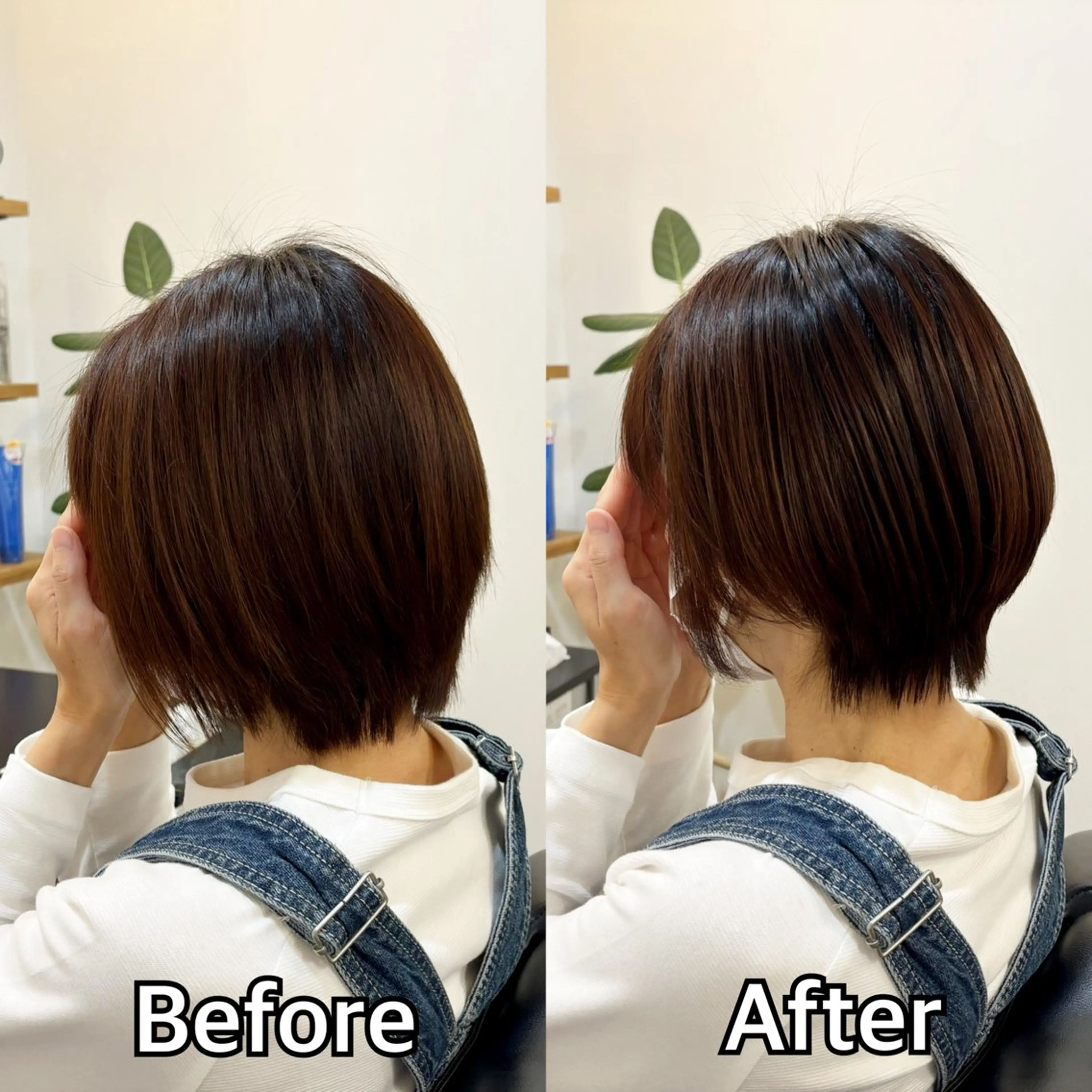 ショート カット ヘアカラー 濱本 浩安のヘアスタイル