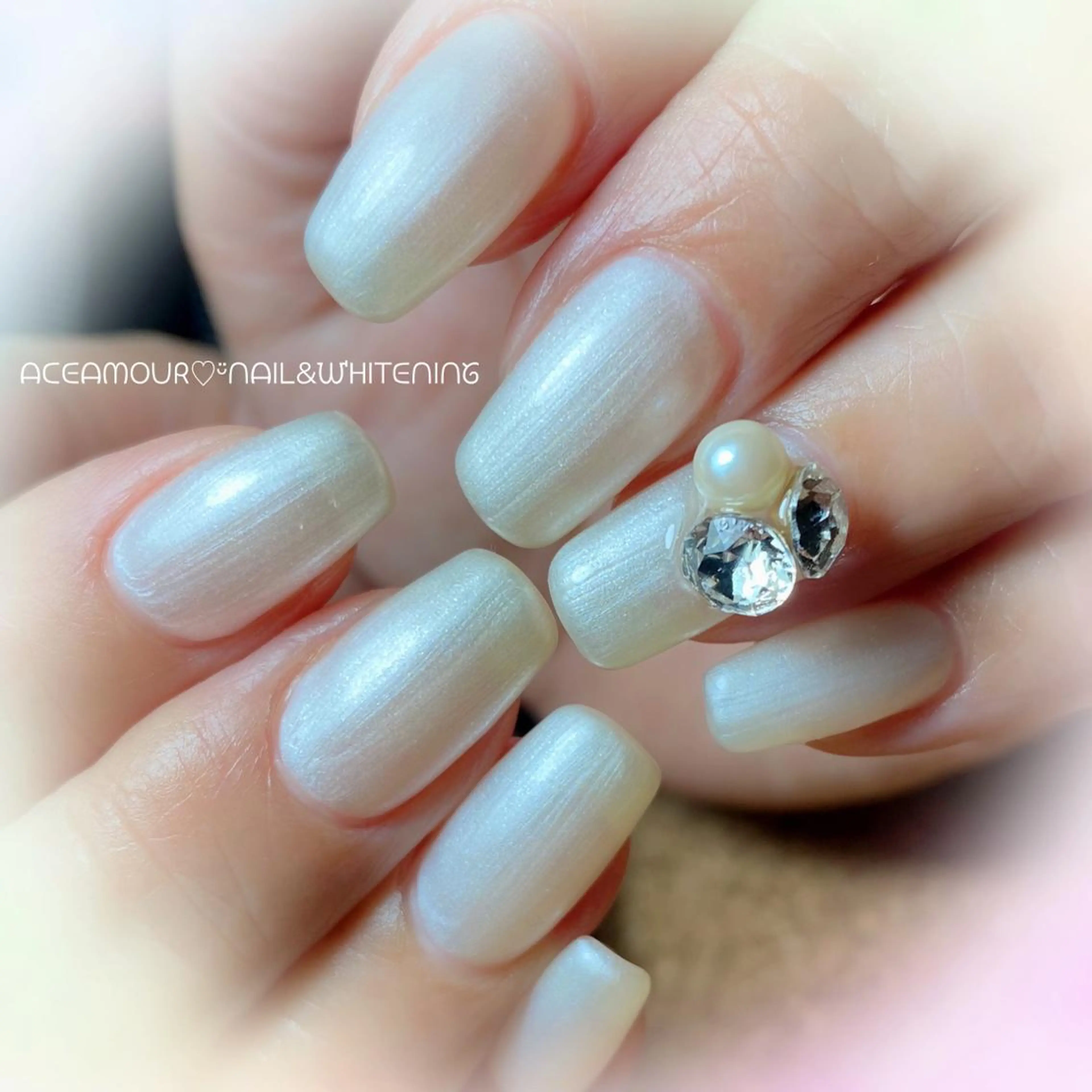 ネイル ネイル/耳つぼ /新ホワイトニングのネイルデザイン