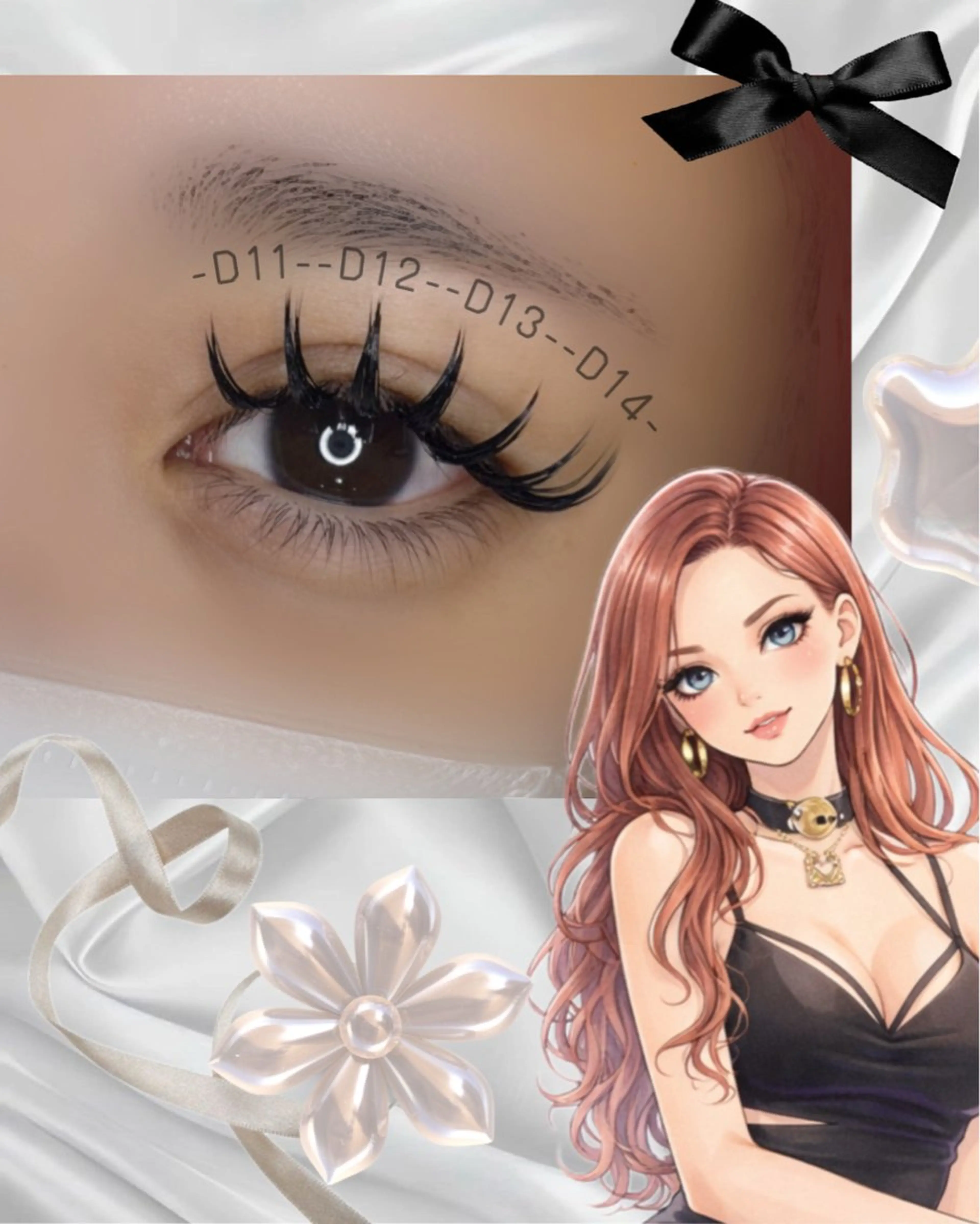 マツエク・マツパ マツエク 黒川 祐衣のマツエク・マツパデザイン