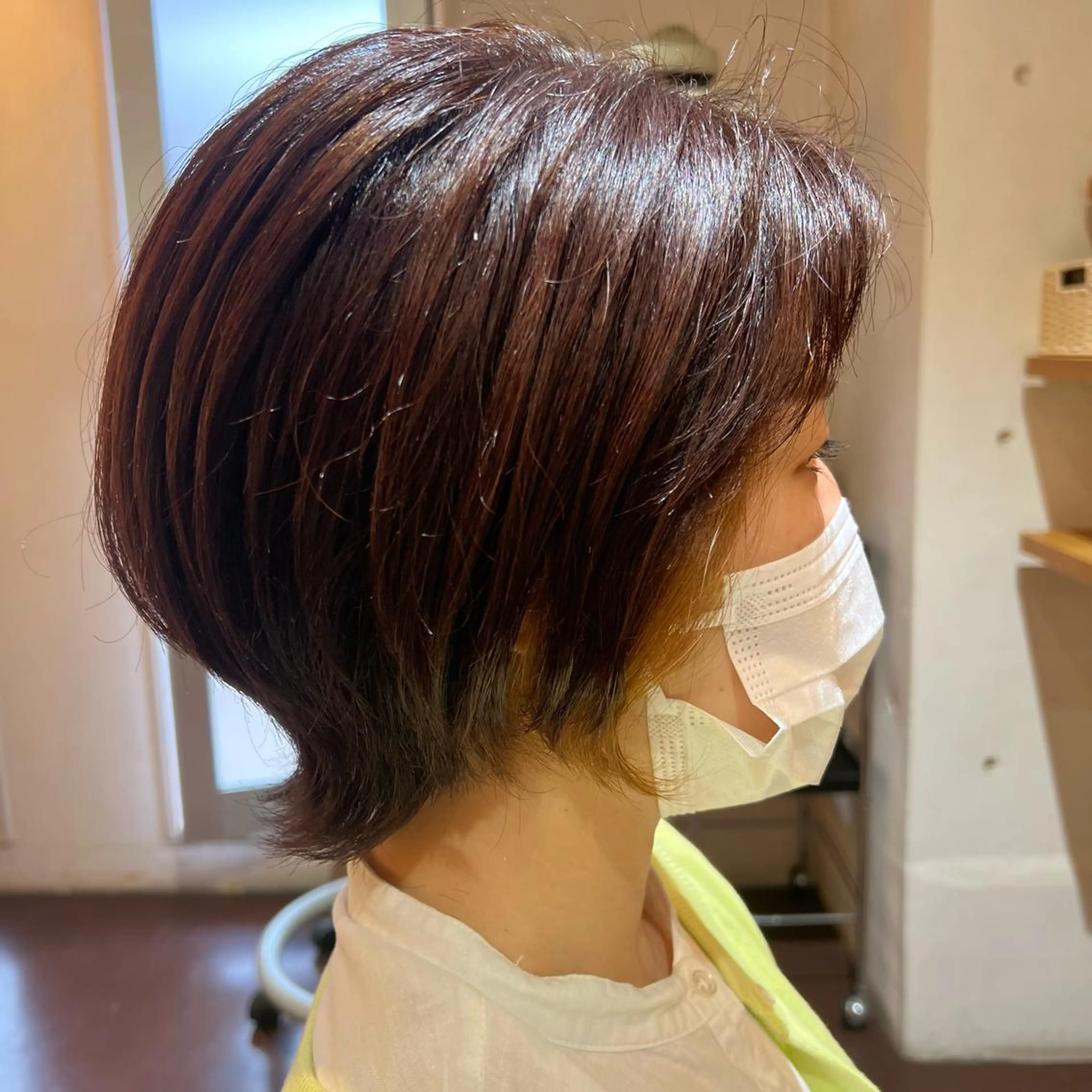 ショート カラー 大場 優のヘアスタイル