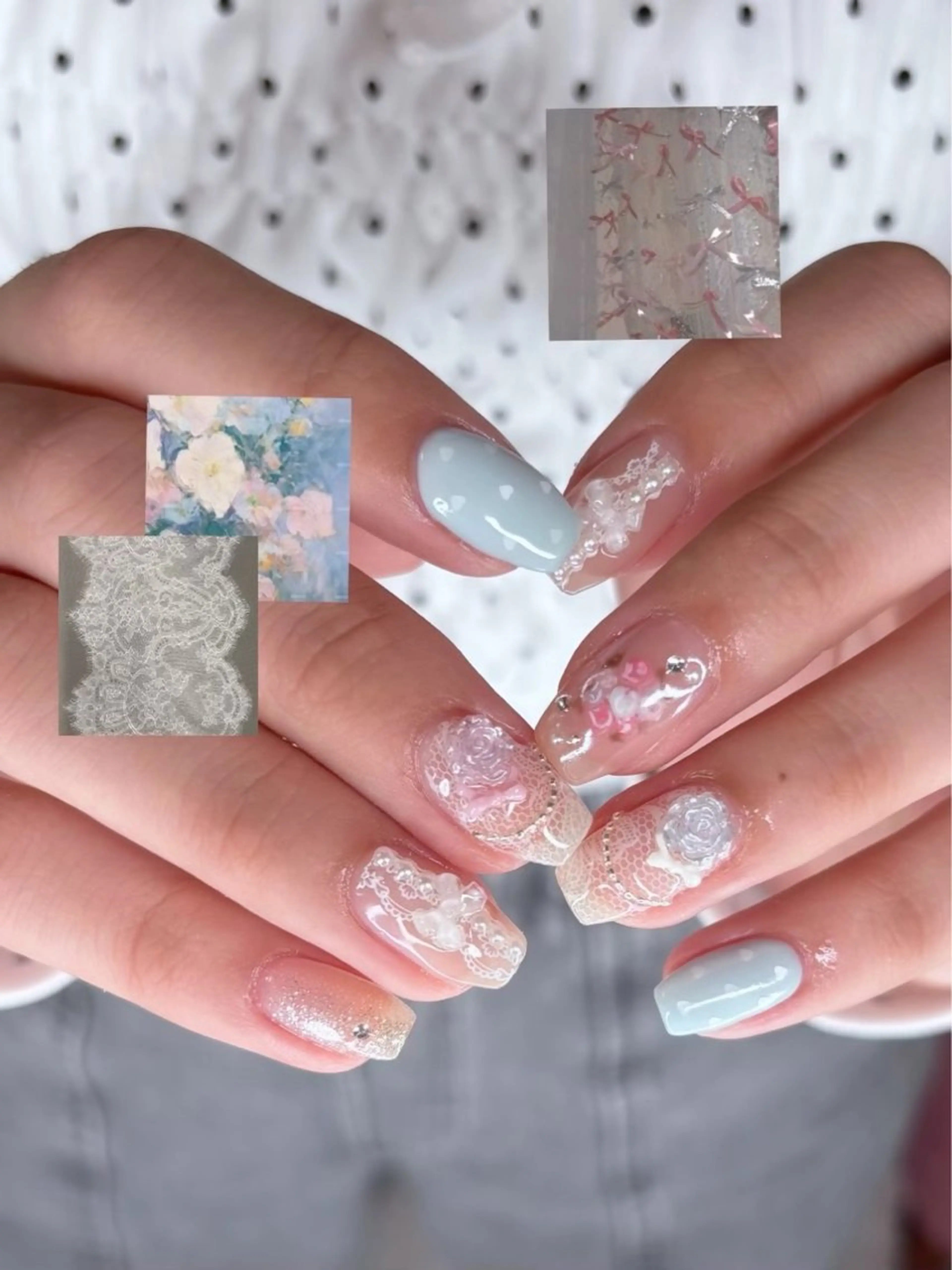 🎀限定🎀持ち込みデザインネイル♡オフありの写真