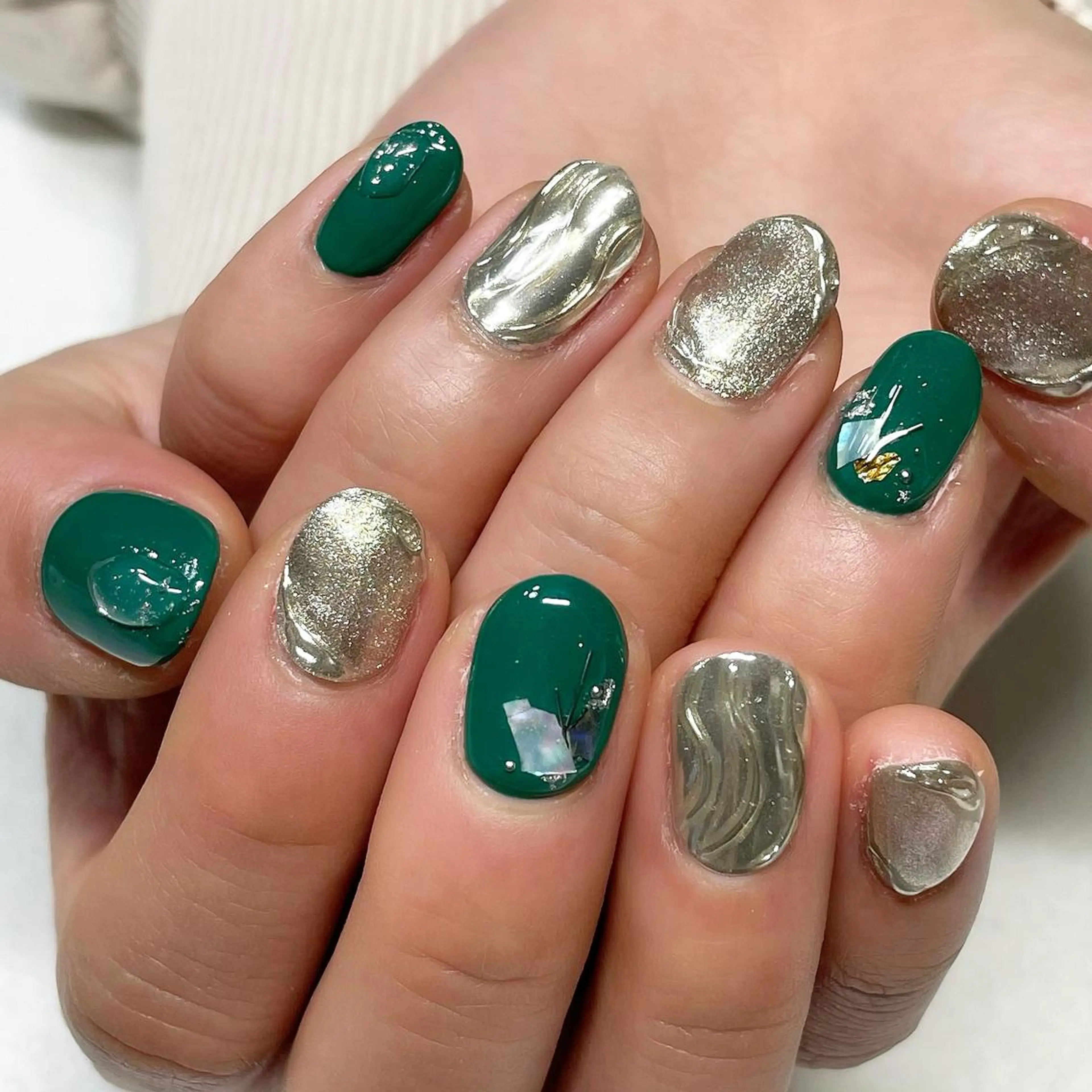 ネイル ジェルネイル 東 千夏のネイルデザイン