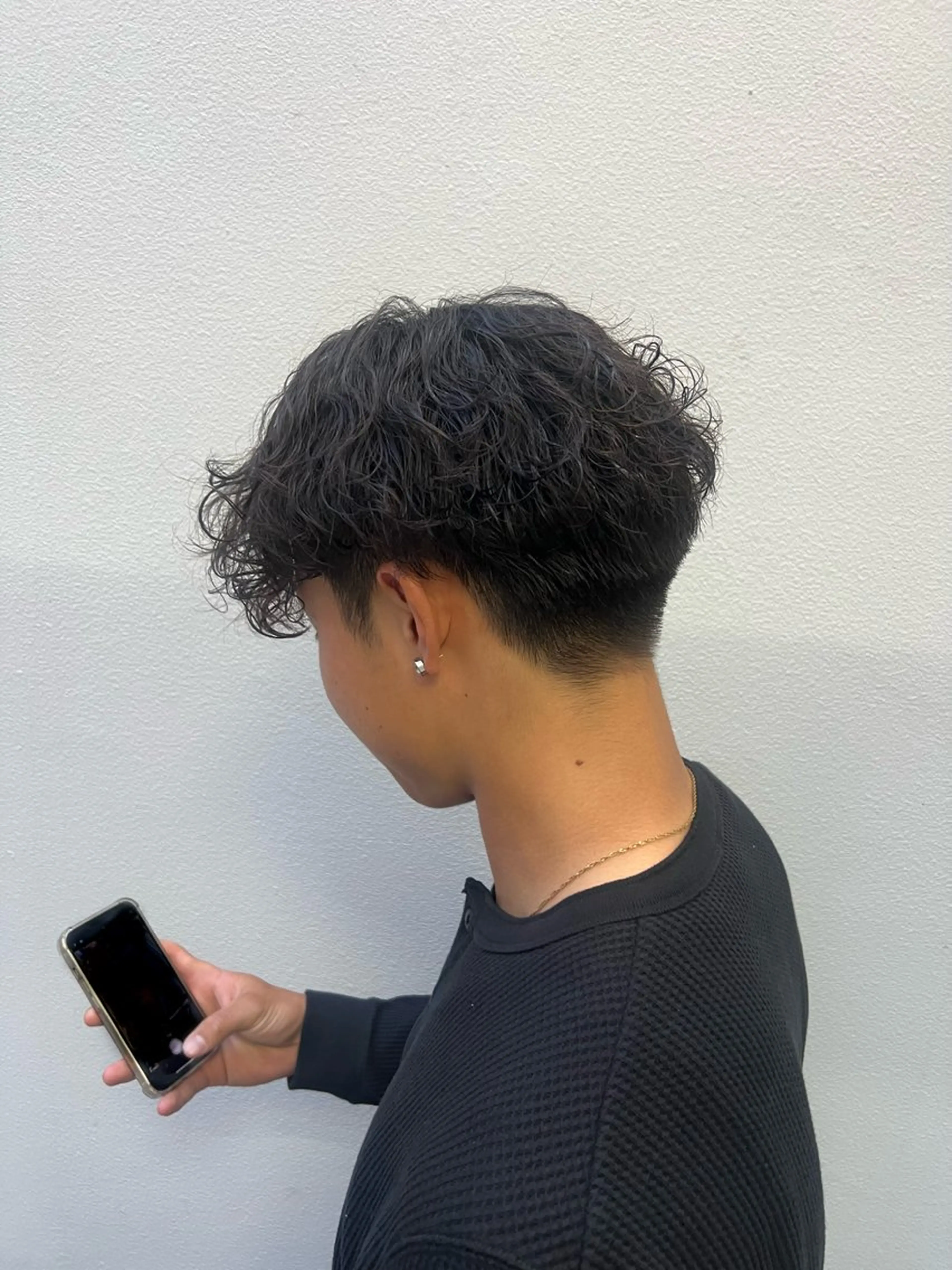 ショート パーマ メンズ パーマ SOZO Hair&Make Ginza所属・柴田 愛奈のヘアスタイル