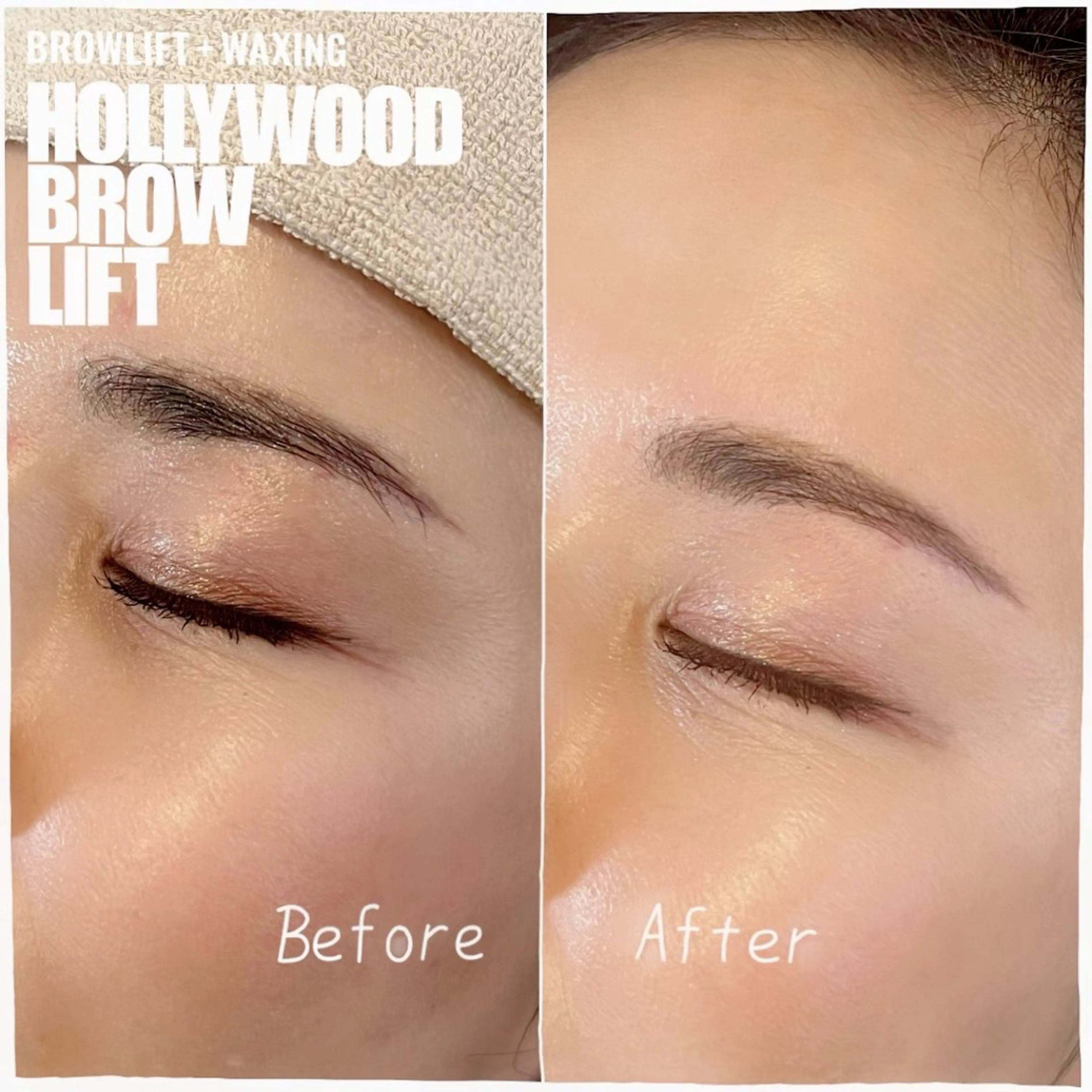 アイブロウ ハリウッドブロウリフト 眉毛ワックス脱毛 ワックス脱毛 その他(アイブロウ) yc.hacci 【ハーブピーリング】の眉毛・アイブロウイメージ
