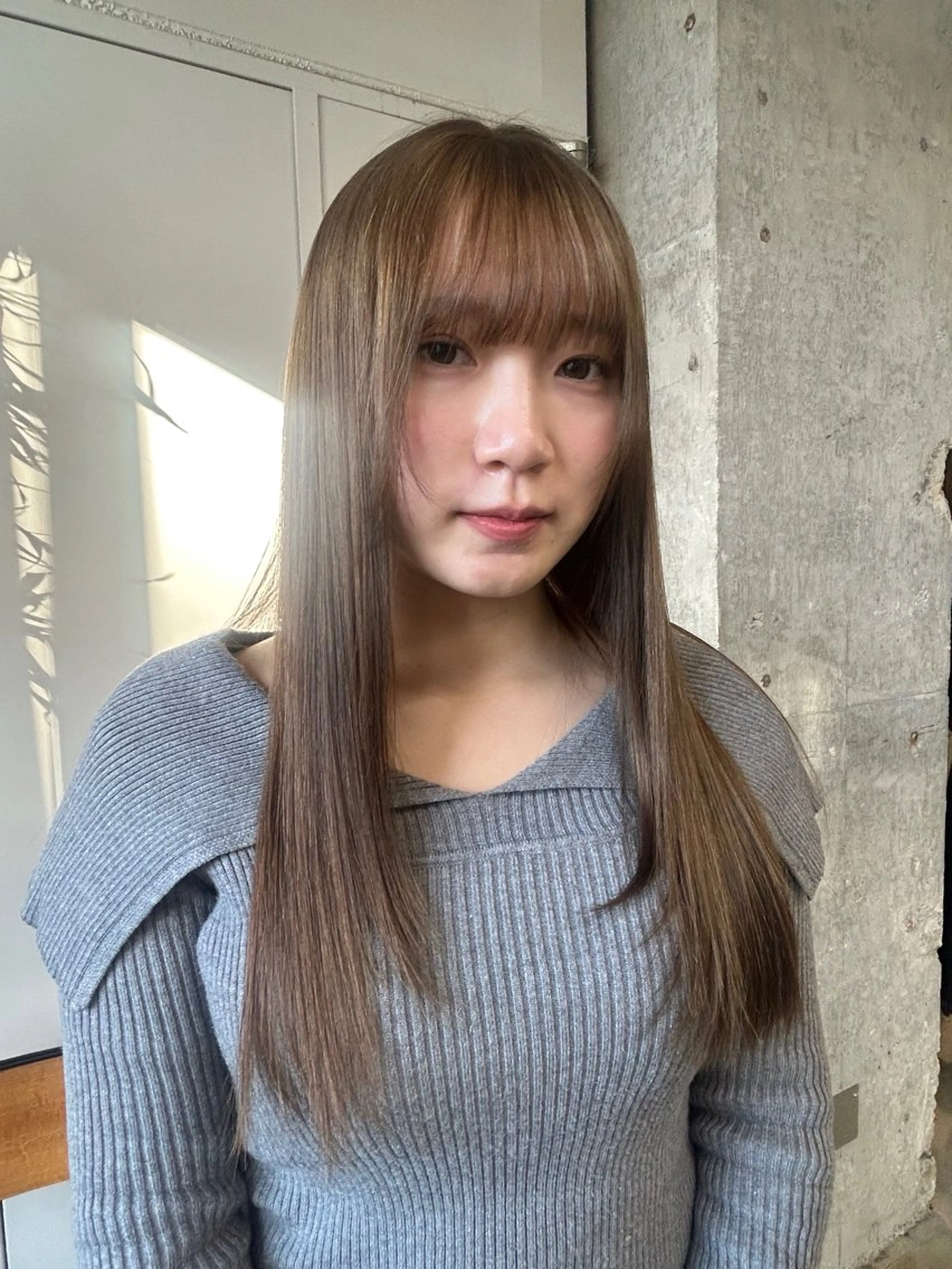 ロング ヘアカラー 伊藤ほのか/パーマ /酸性ストレートのヘアスタイル