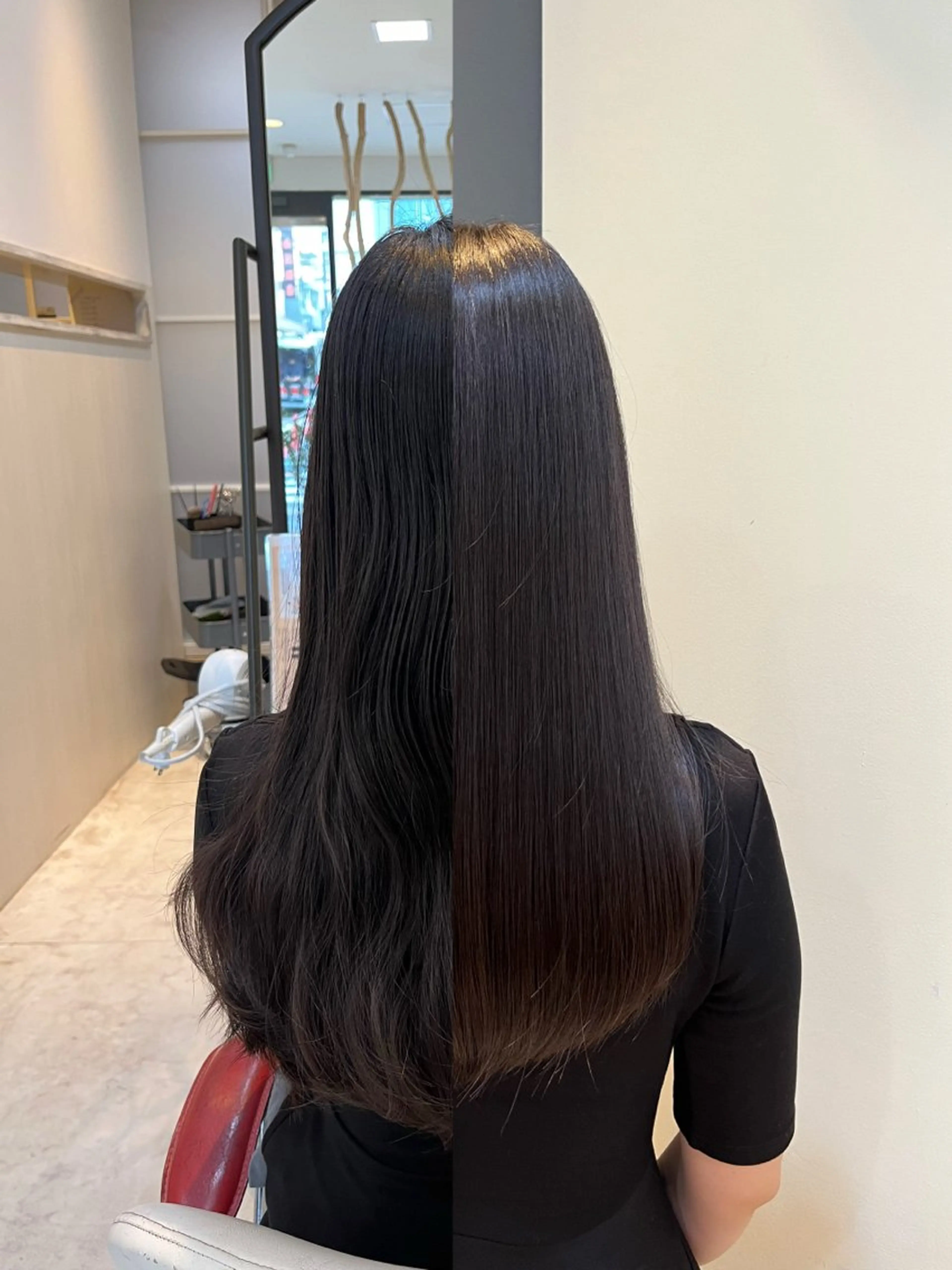 ロング かわの ひとしのヘアスタイル