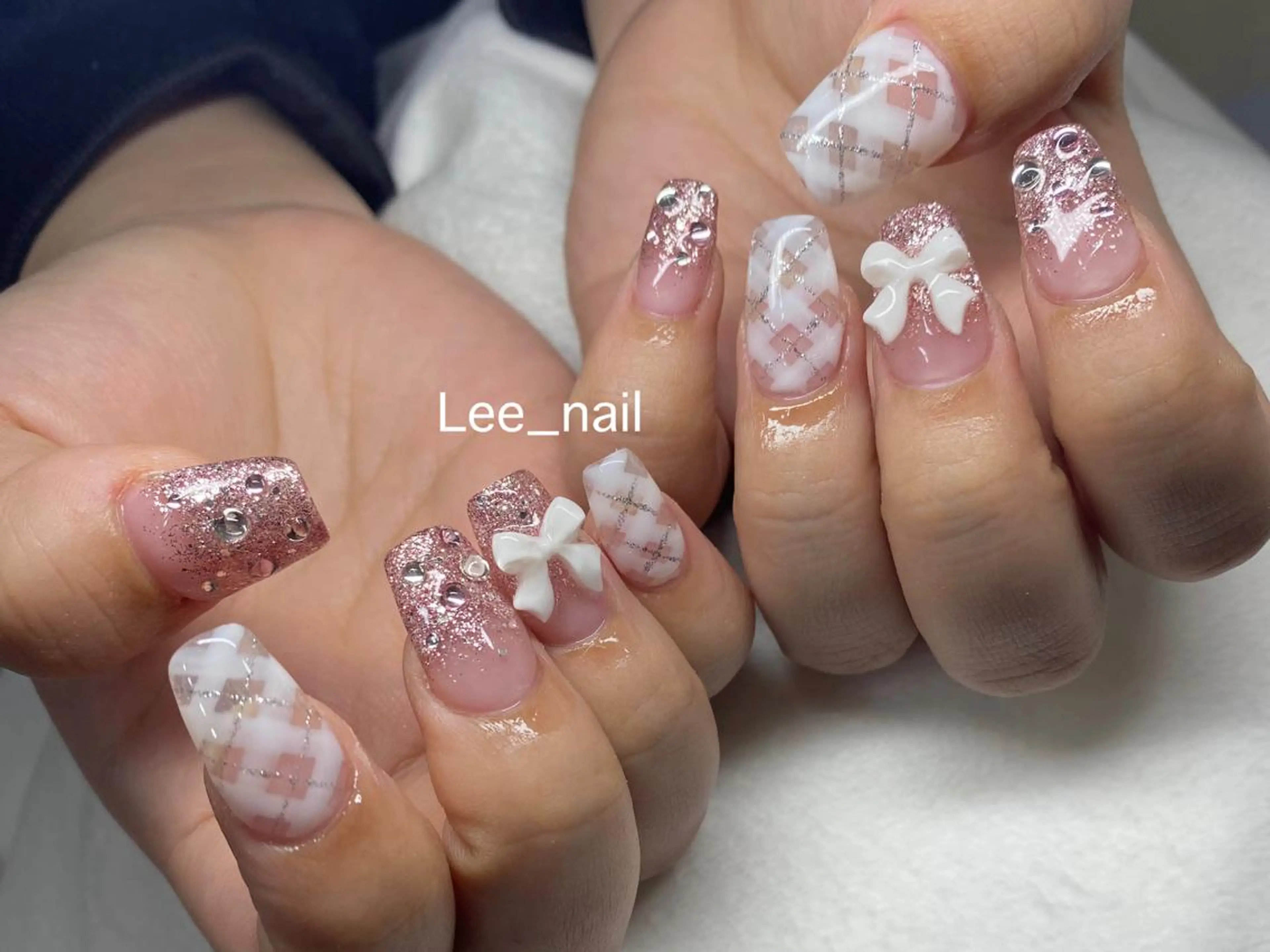 ネイル 長さ出し スカルプネイル ハンドネイル Lee_ nailのネイルデザイン