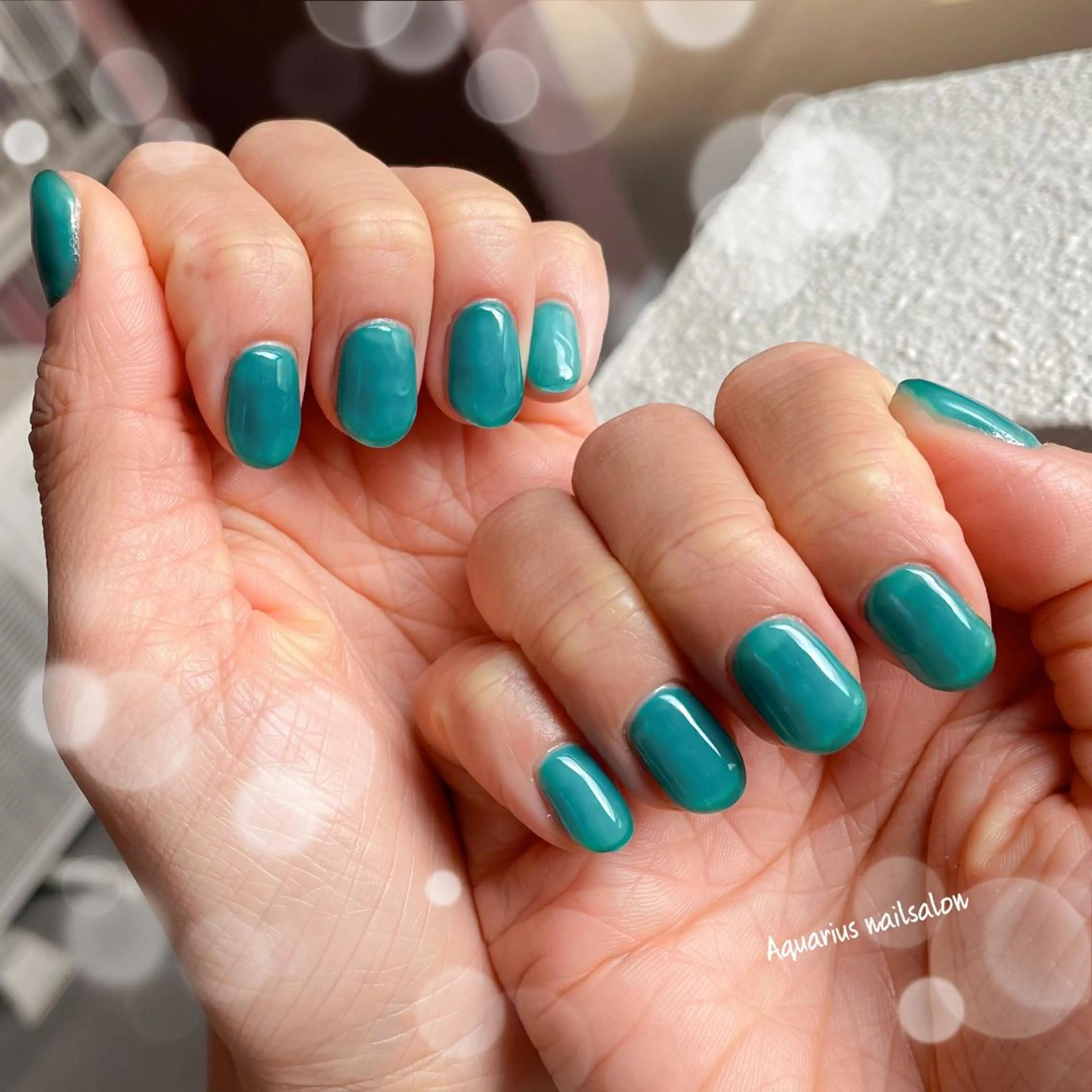 ネイル ワンカラーネイル 奥園 良恵のネイルデザイン