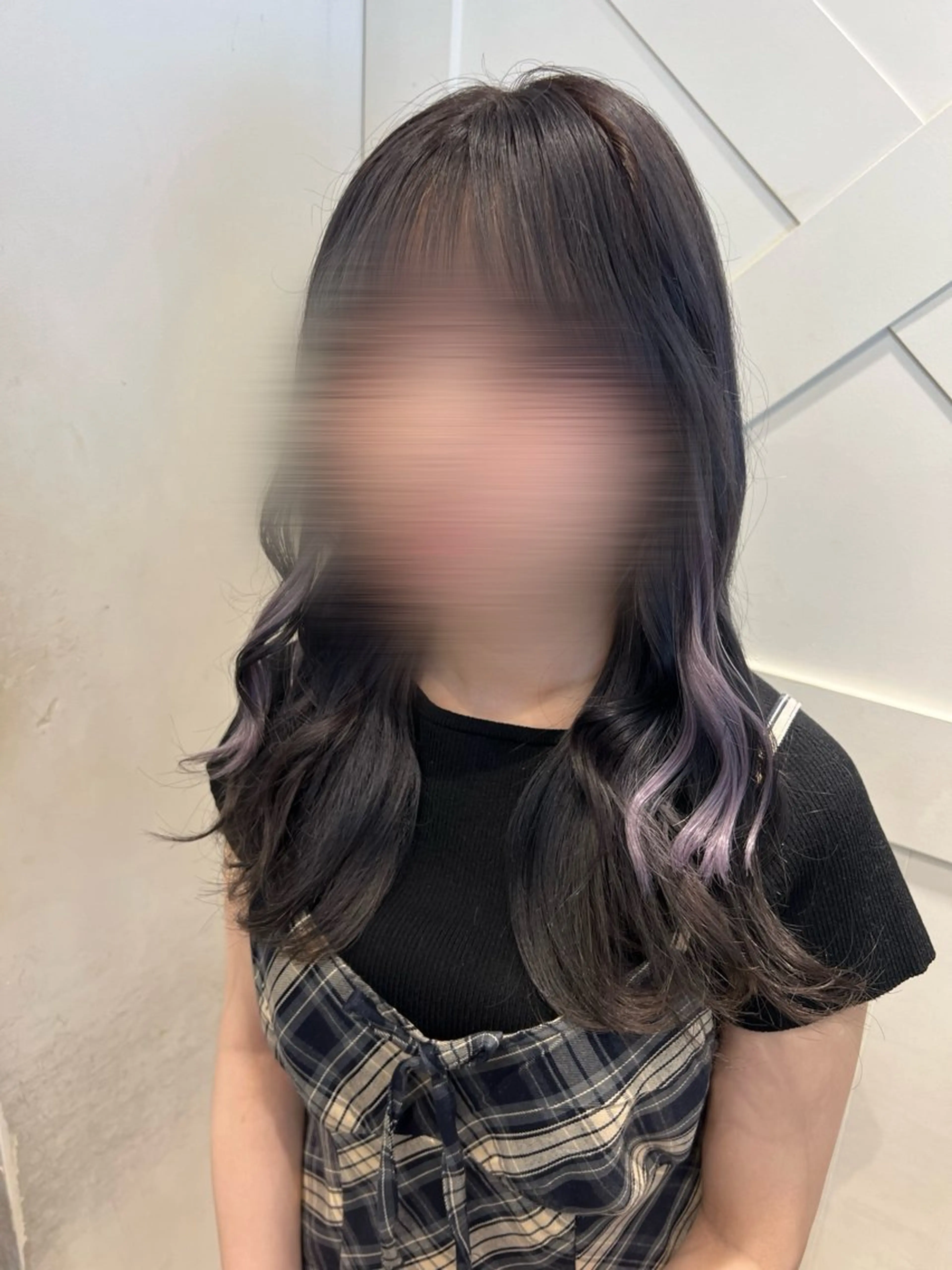 【🫧セットが楽になる前髪へ🫧】前髪・顔周り縮毛矯正🩶🖤の写真