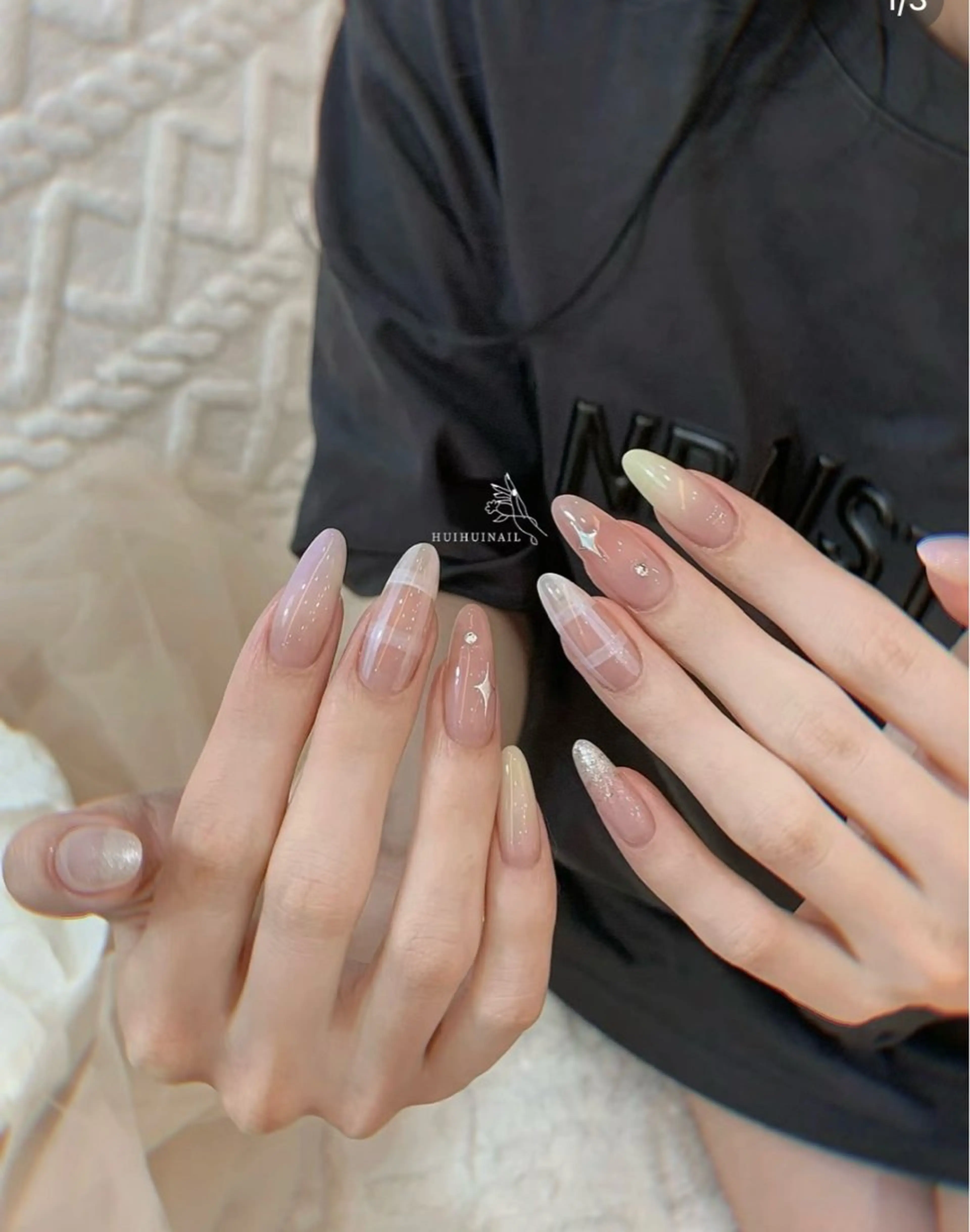 Jr.120分持ち込みデザイン🍓新規ソフトジェルオフ無料🎀（痛いネイル､複雑アート🆖）時間内パーツつけ放題✨の写真