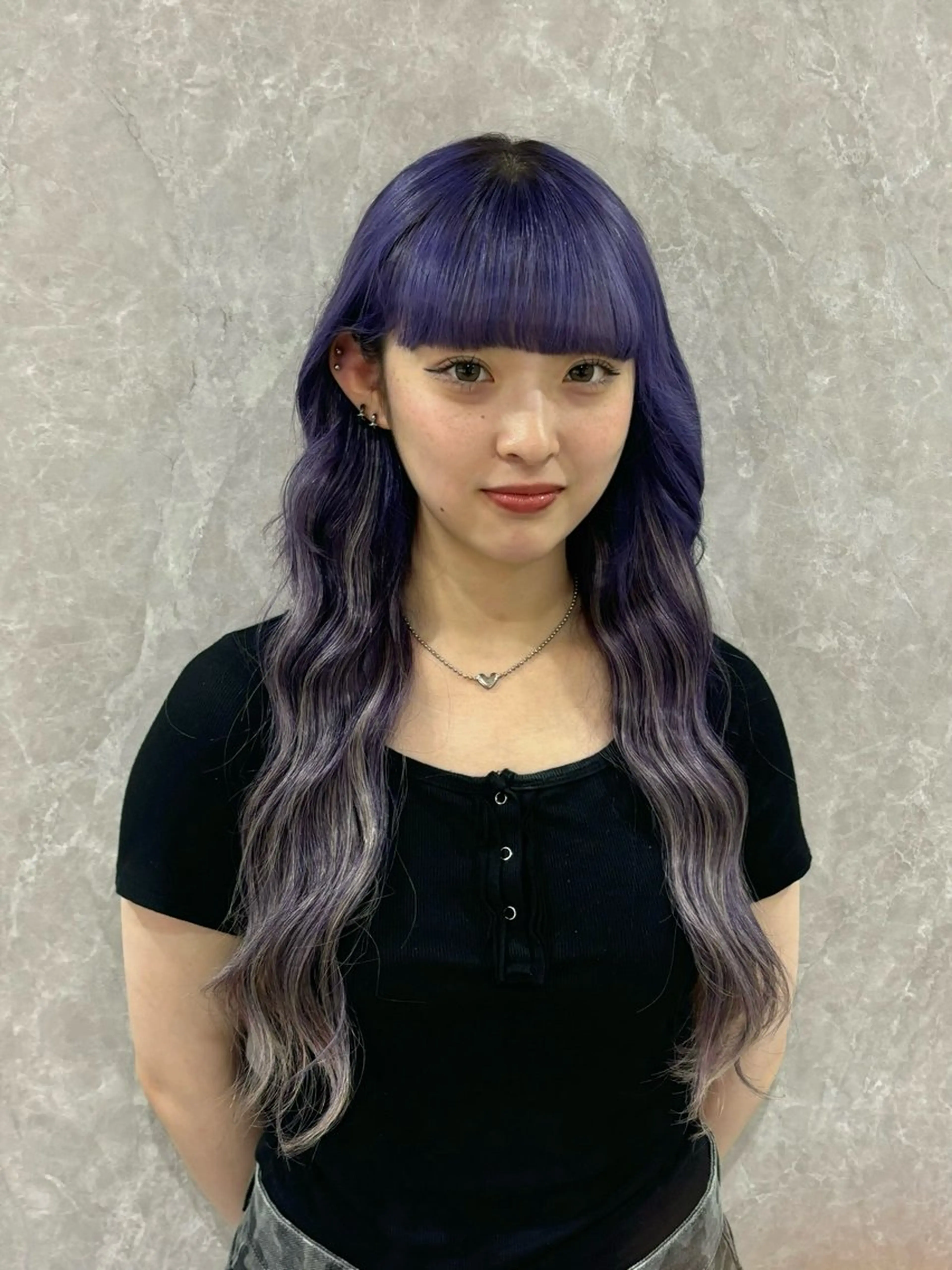 ロング ヘアカラー トリートメント ボブ/ブリーチなし艶 カラー🫧sHOMaのヘアスタイル
