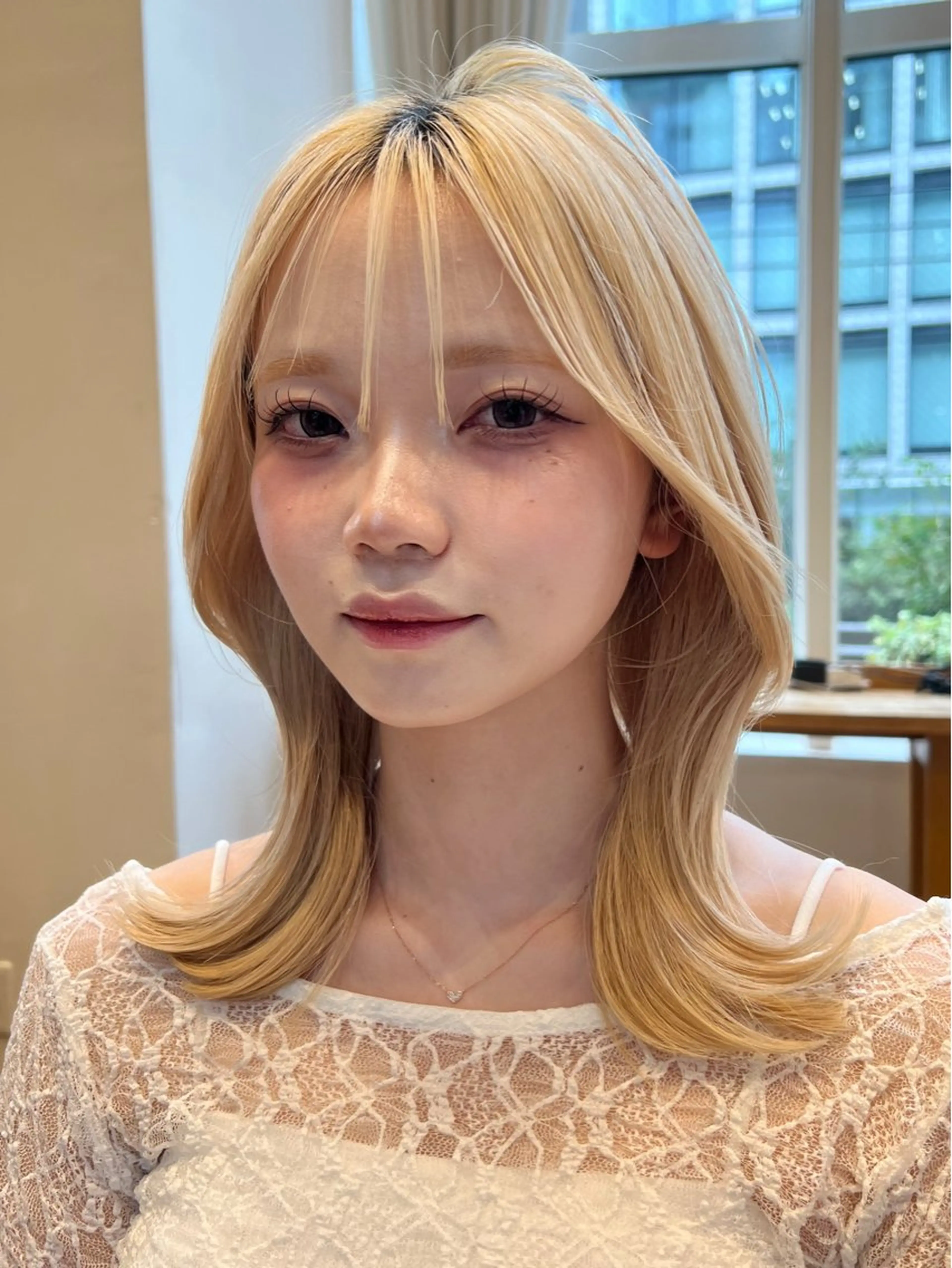 ミディアム カラー カット 望月威吹/表参道/レ イヤー/似合わせのヘアスタイル