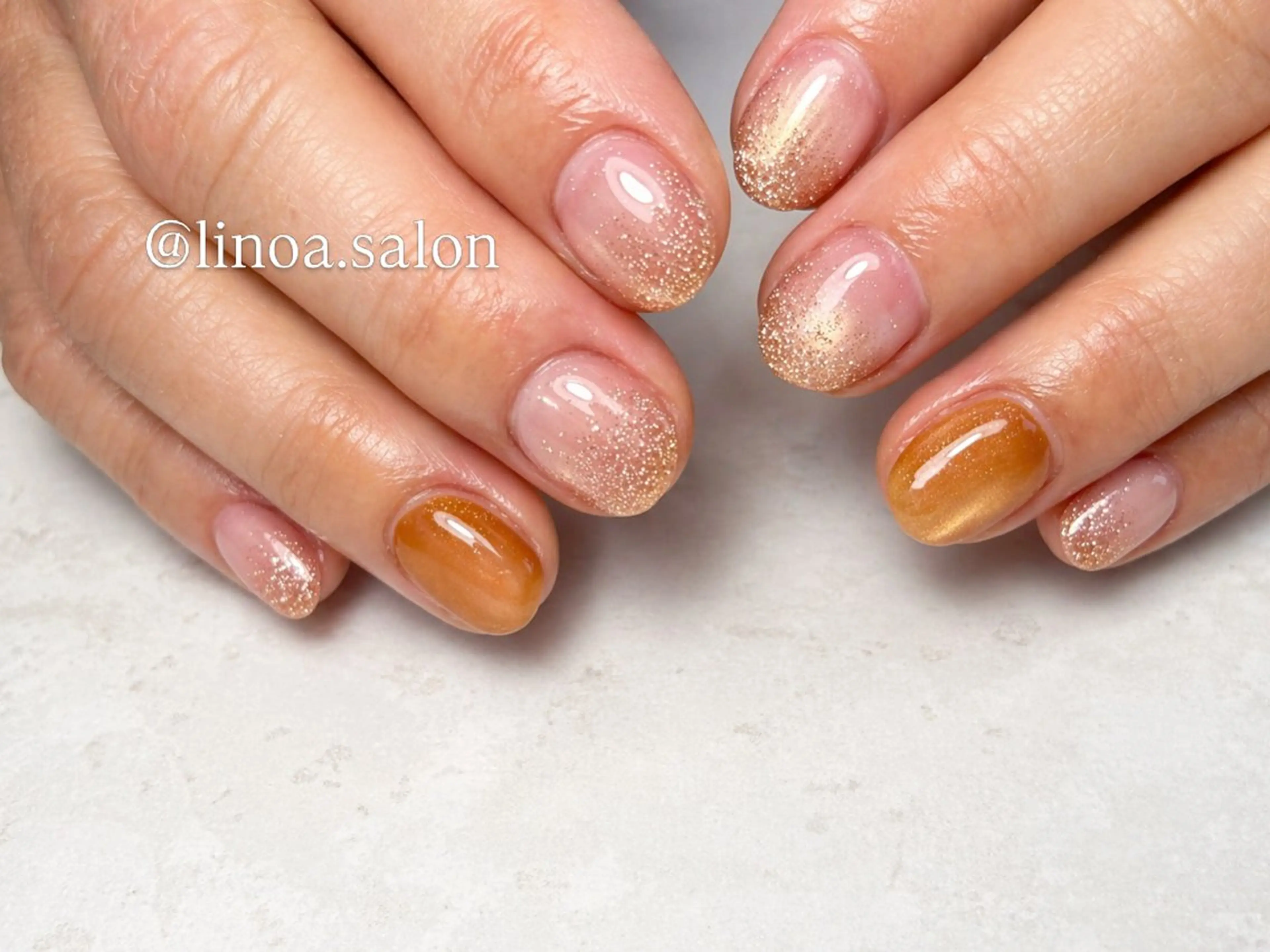 ネイル ハンドネイル linoa salonのネイルデザイン