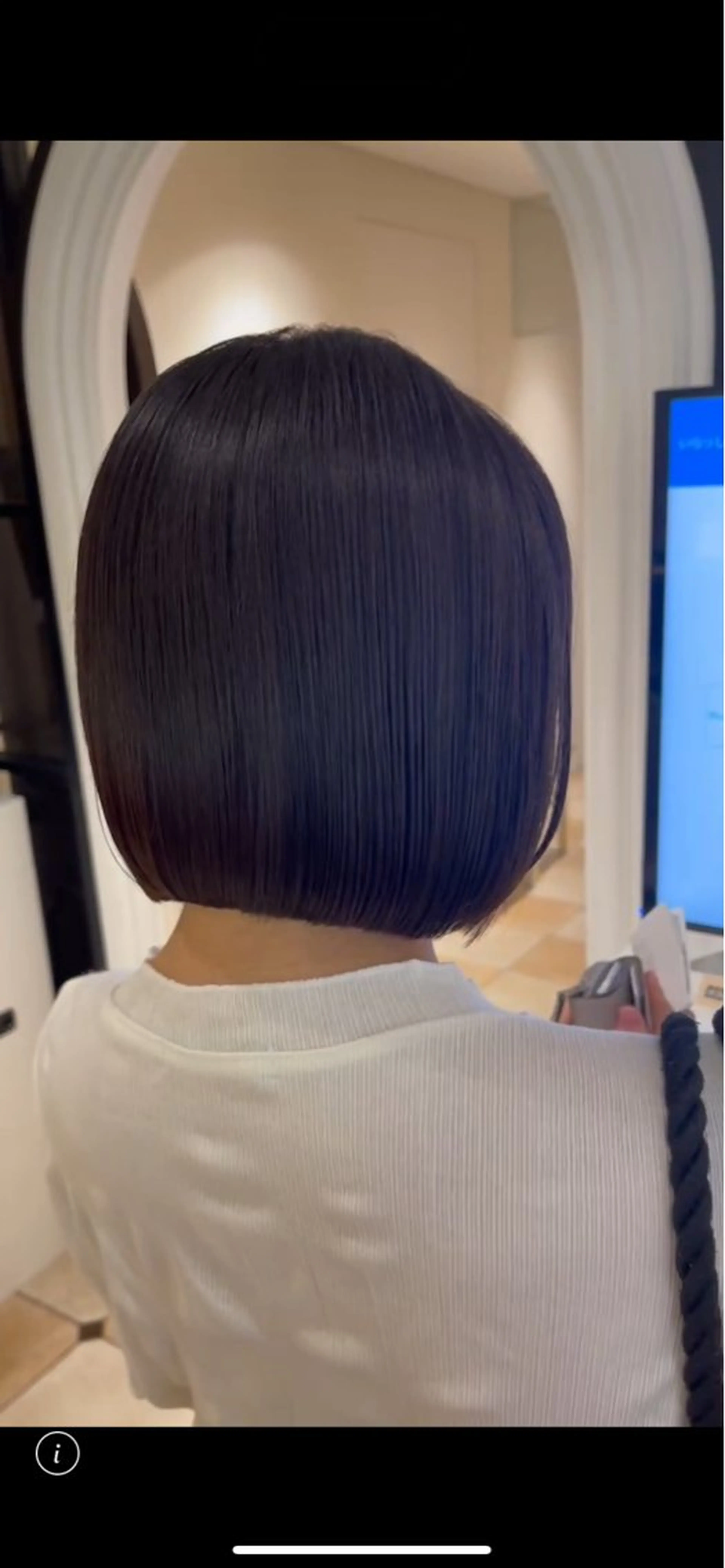 ショート カラー 切りっぱなしボブ ボブ レイヤー/韓国ヘア 💎石戸谷のヘアスタイル