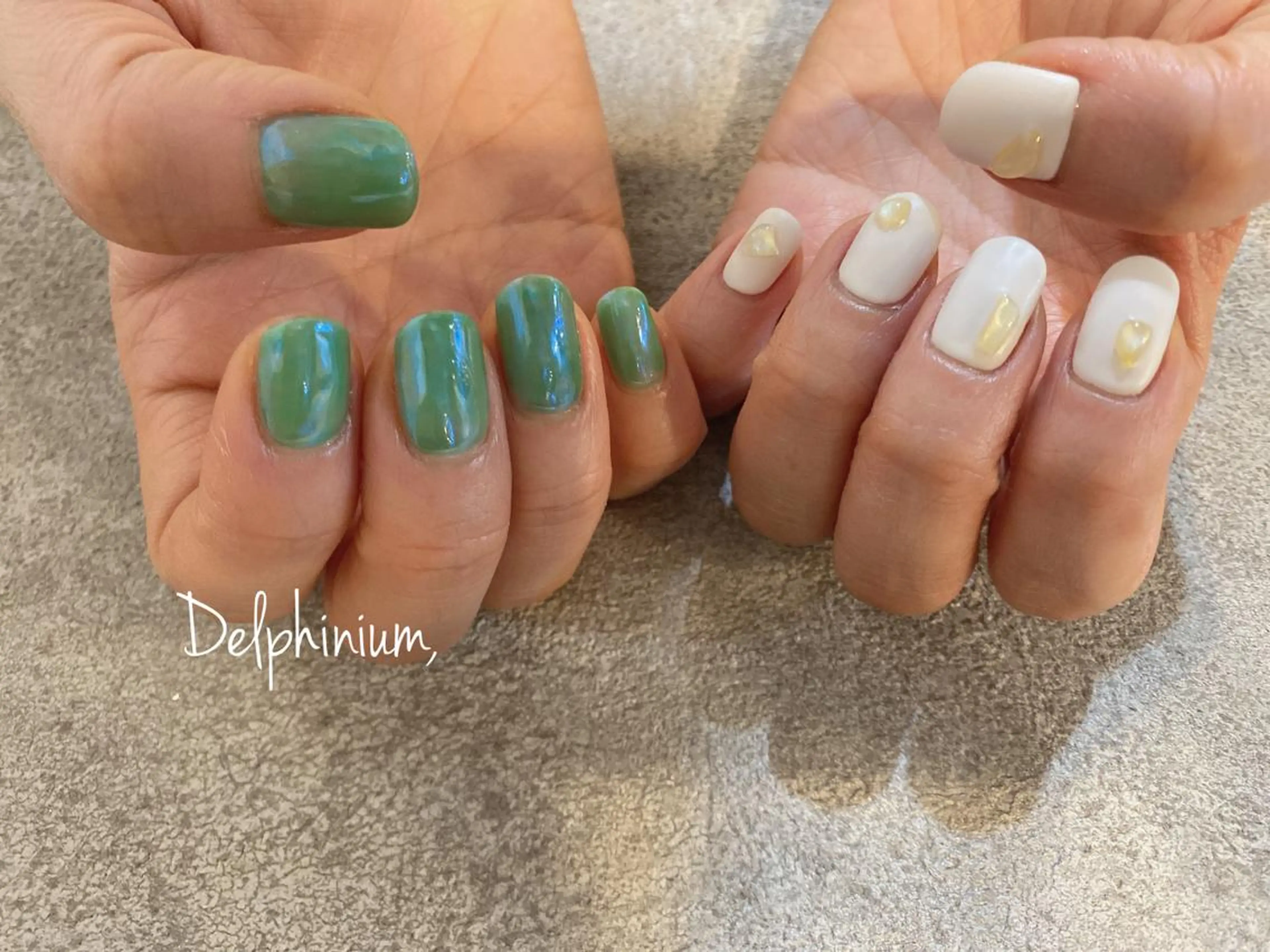 ネイル ぷっくりネイル ハンドネイル 岡本 友恵のネイルデザイン