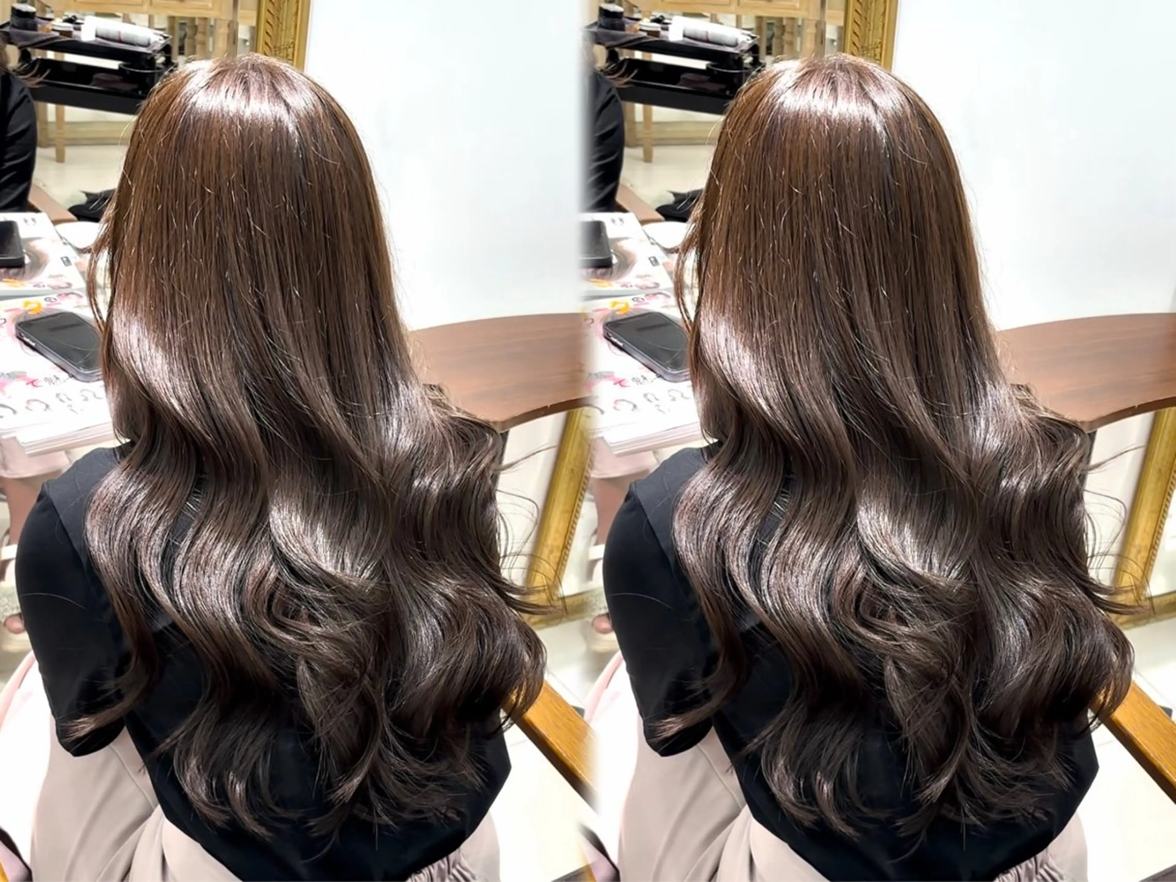 ロング 縮毛矯正 巻ける🫧縮毛矯正 💞はな🎀のヘアスタイル