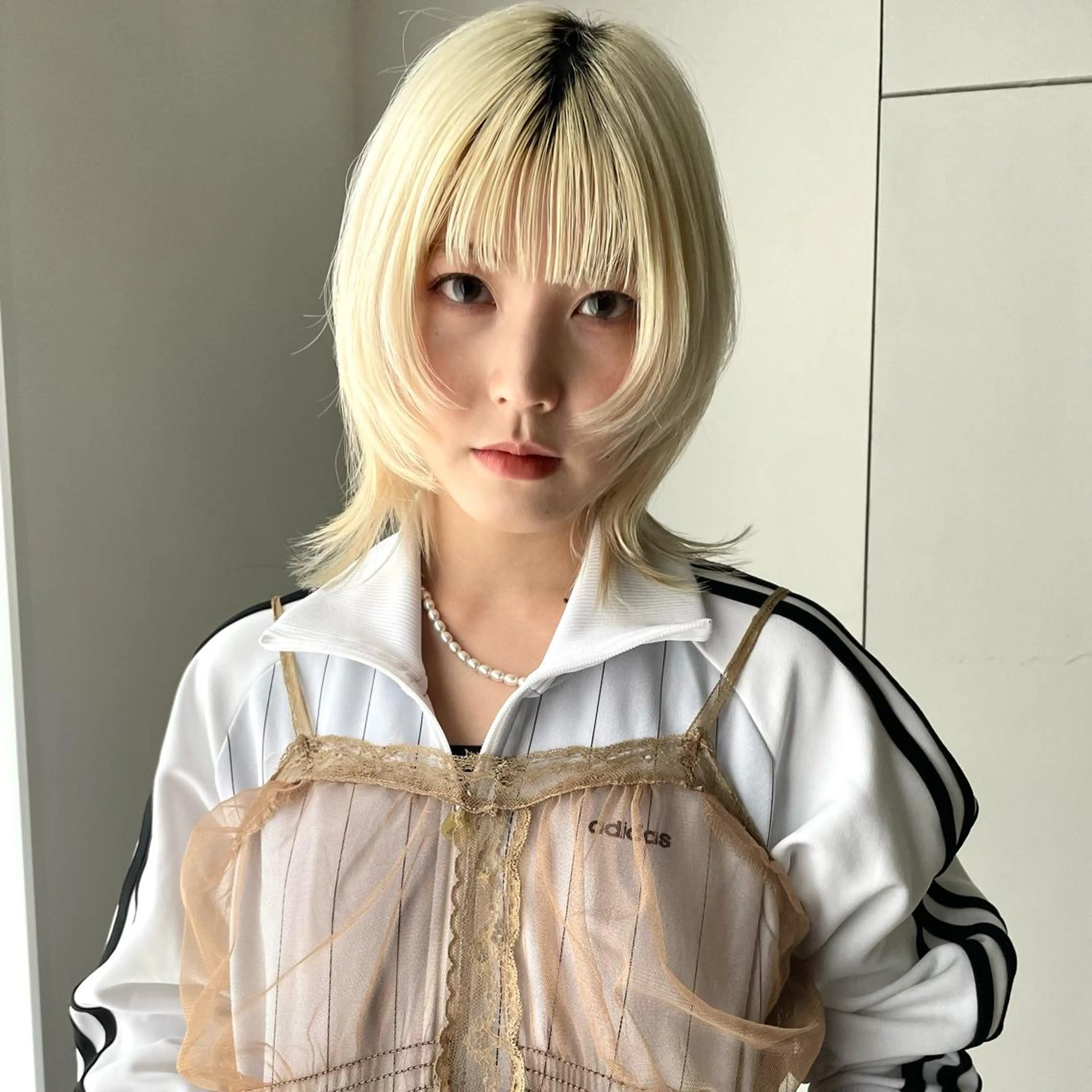 ダブルカラー,透け カラーHINARIのヘアスタイル