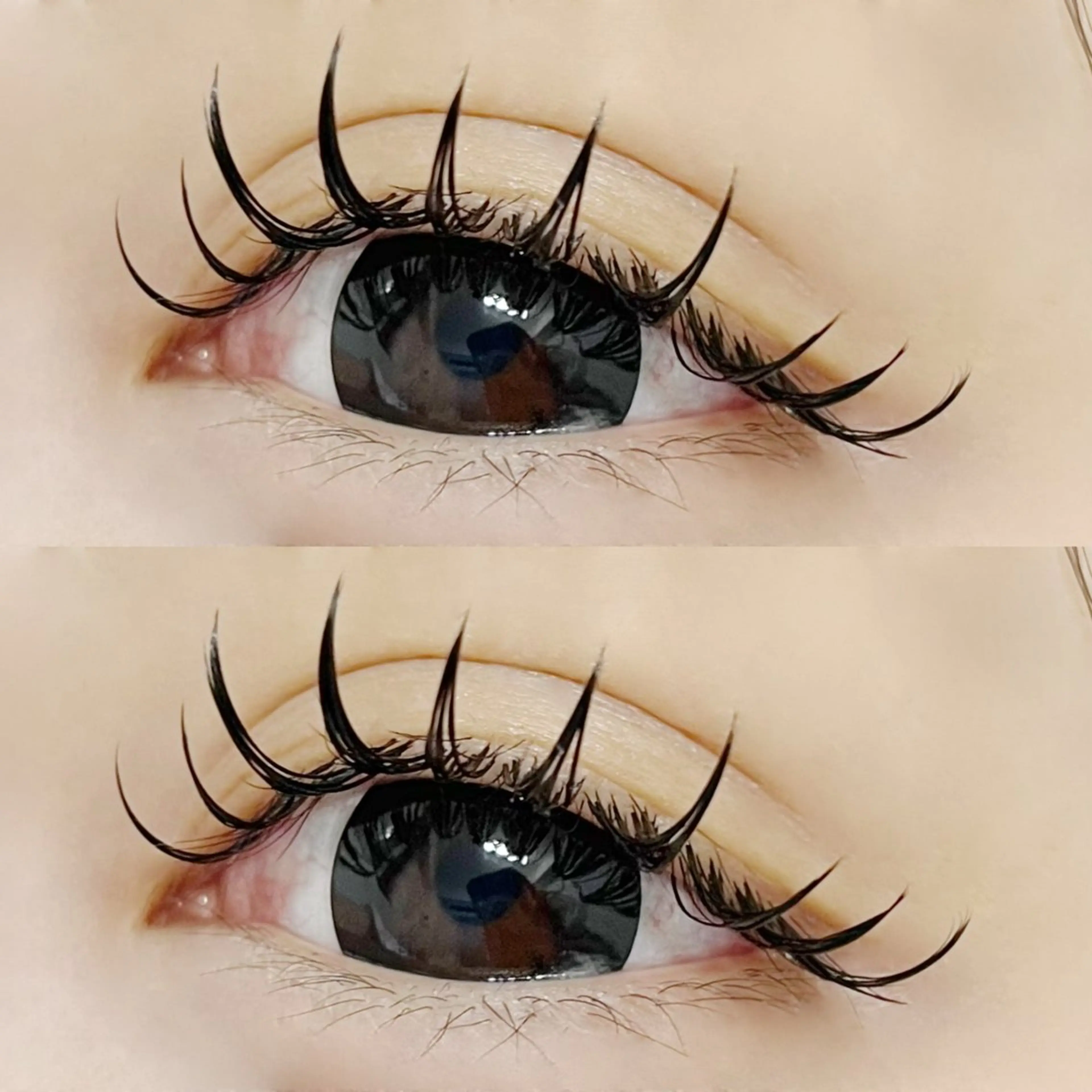 マツエク・マツパ フラットラッシュ eyelash amoのマツエク・マツパデザイン