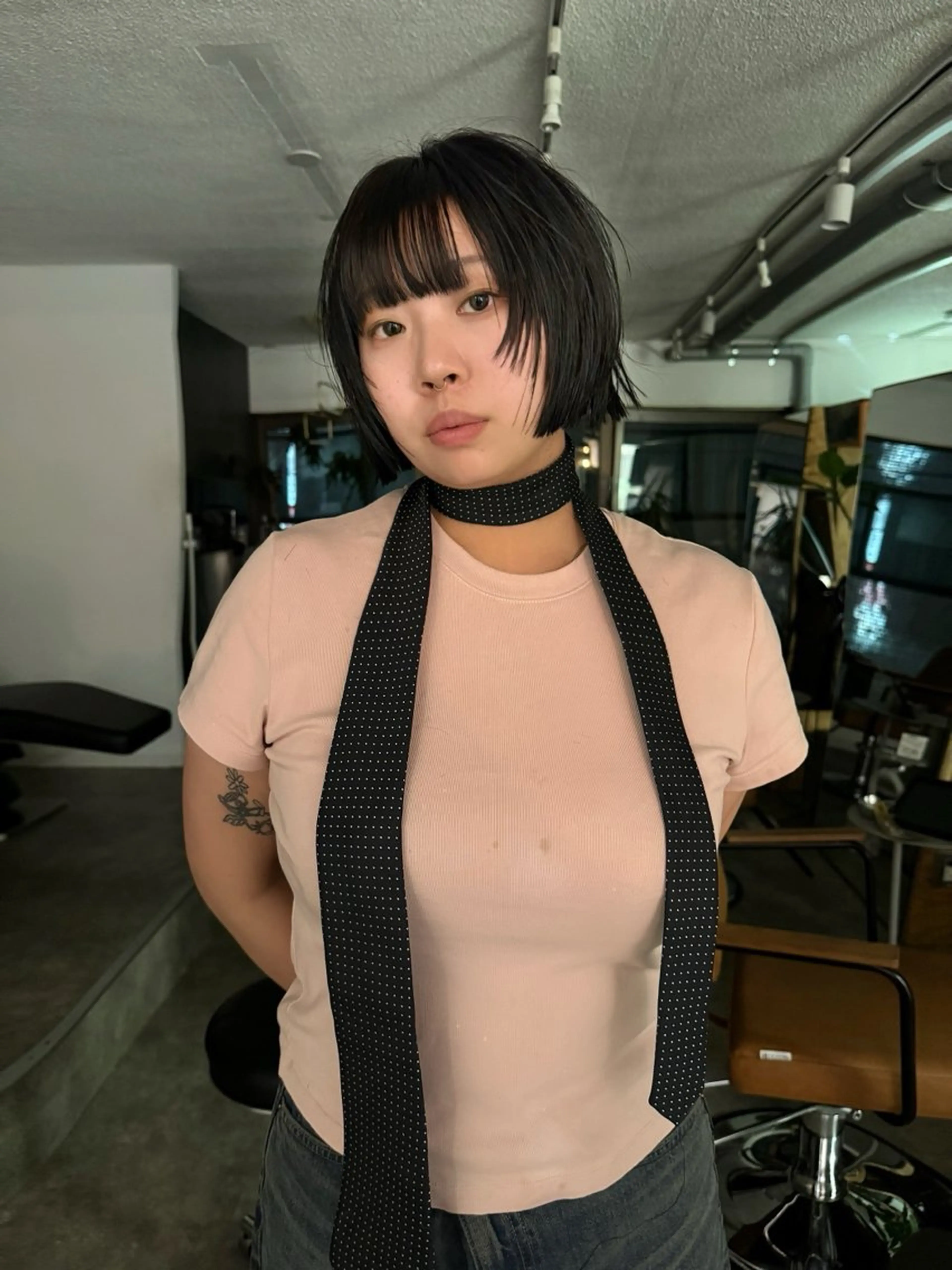 ショート カット udaハイトーン /ボブ/レイヤーのヘアスタイル