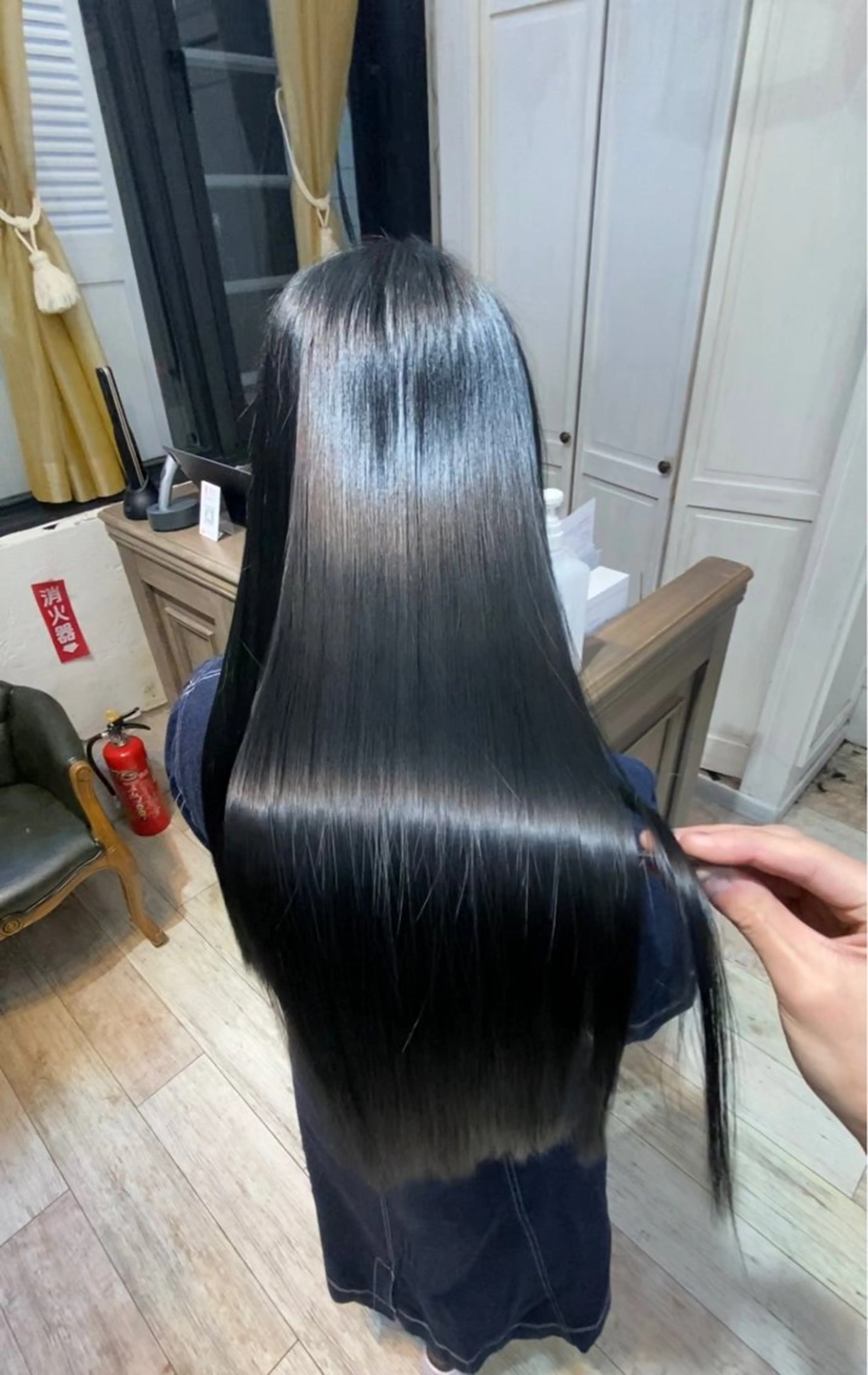 ロング 美髪ストレート/美髪 レイヤー特化増原優斗のヘアスタイル