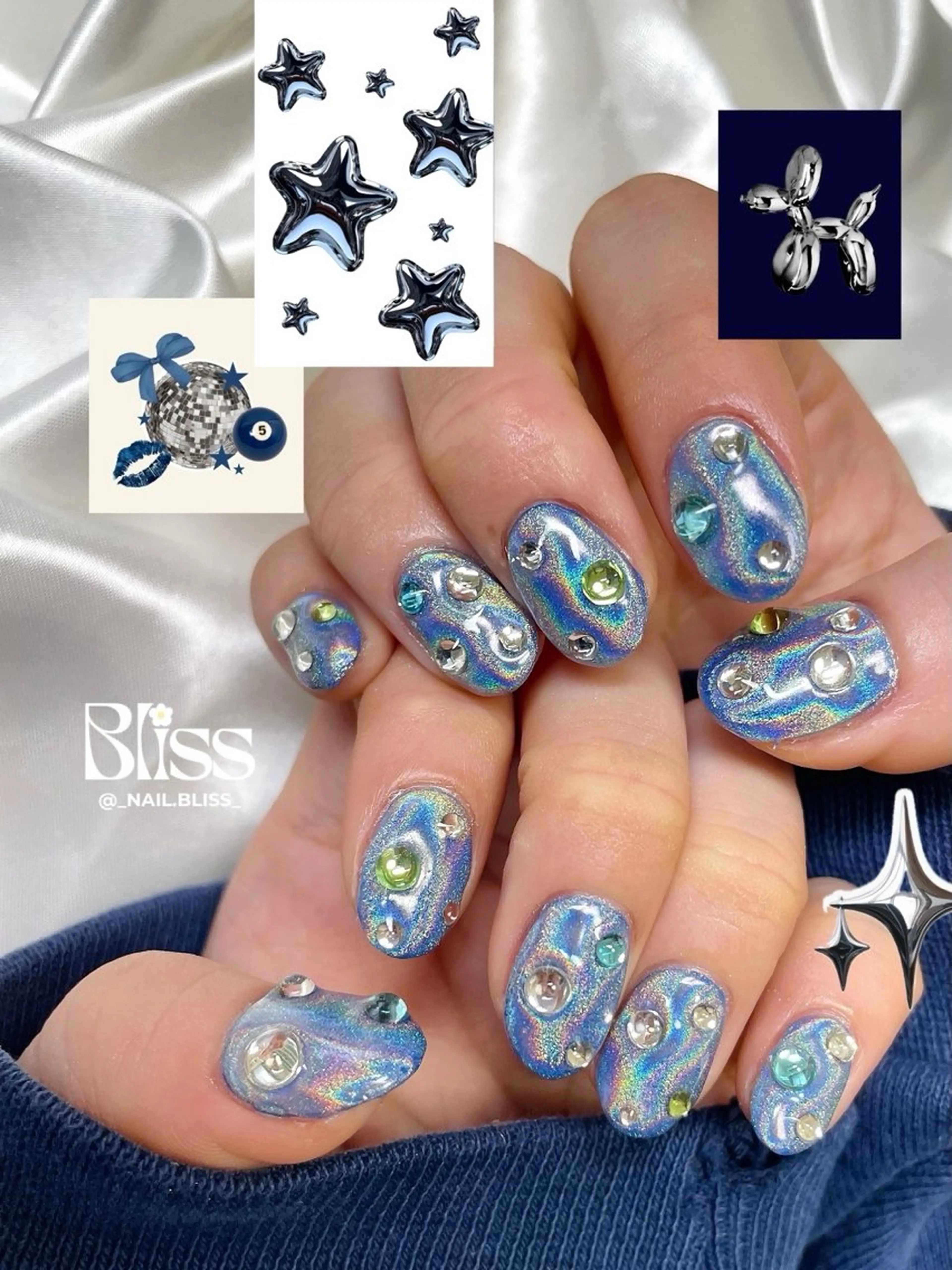 ネイル 持ち込み ハンドネイル NAIL BLISSのネイルデザイン