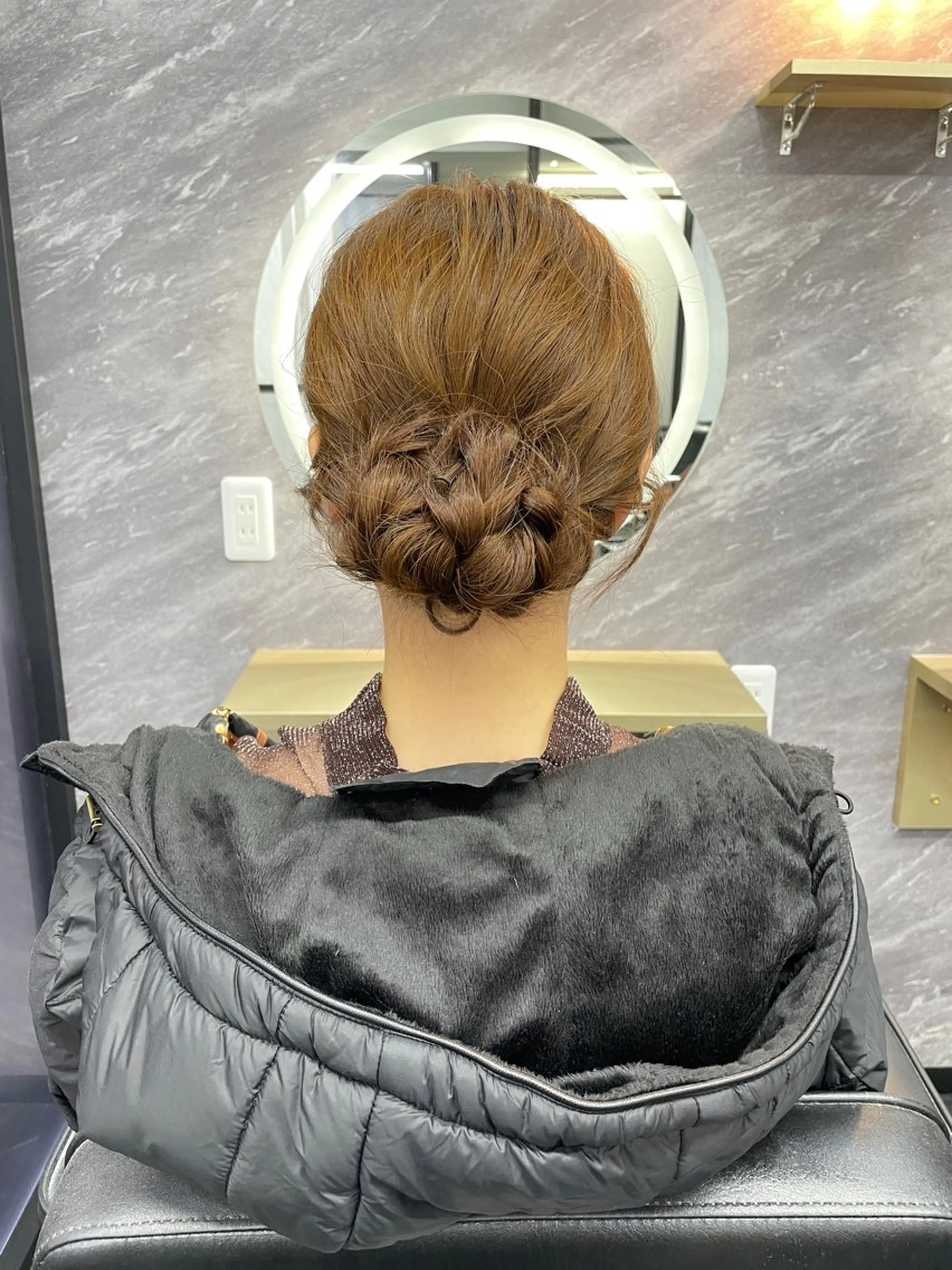 セミロング ヘアアレンジ ヘアセット エクステ🩵ブリーチ 韓国ヘア🩵KAEのヘアスタイル