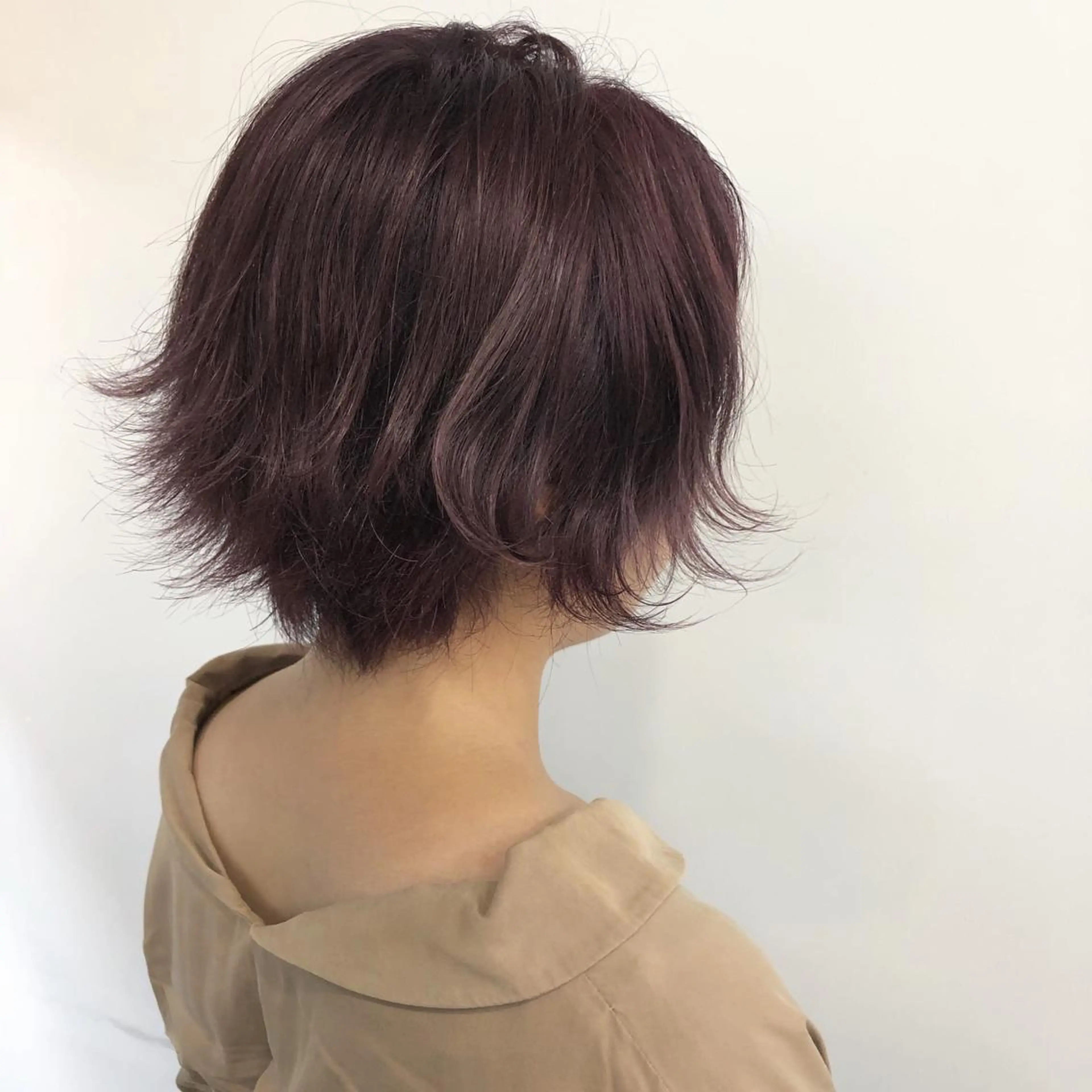 カラー ラベンダーカラー ピンクカラー ピンクラベンダー ヘアカラー トリートメント レイヤーカット 古川洋之のヘアスタイル