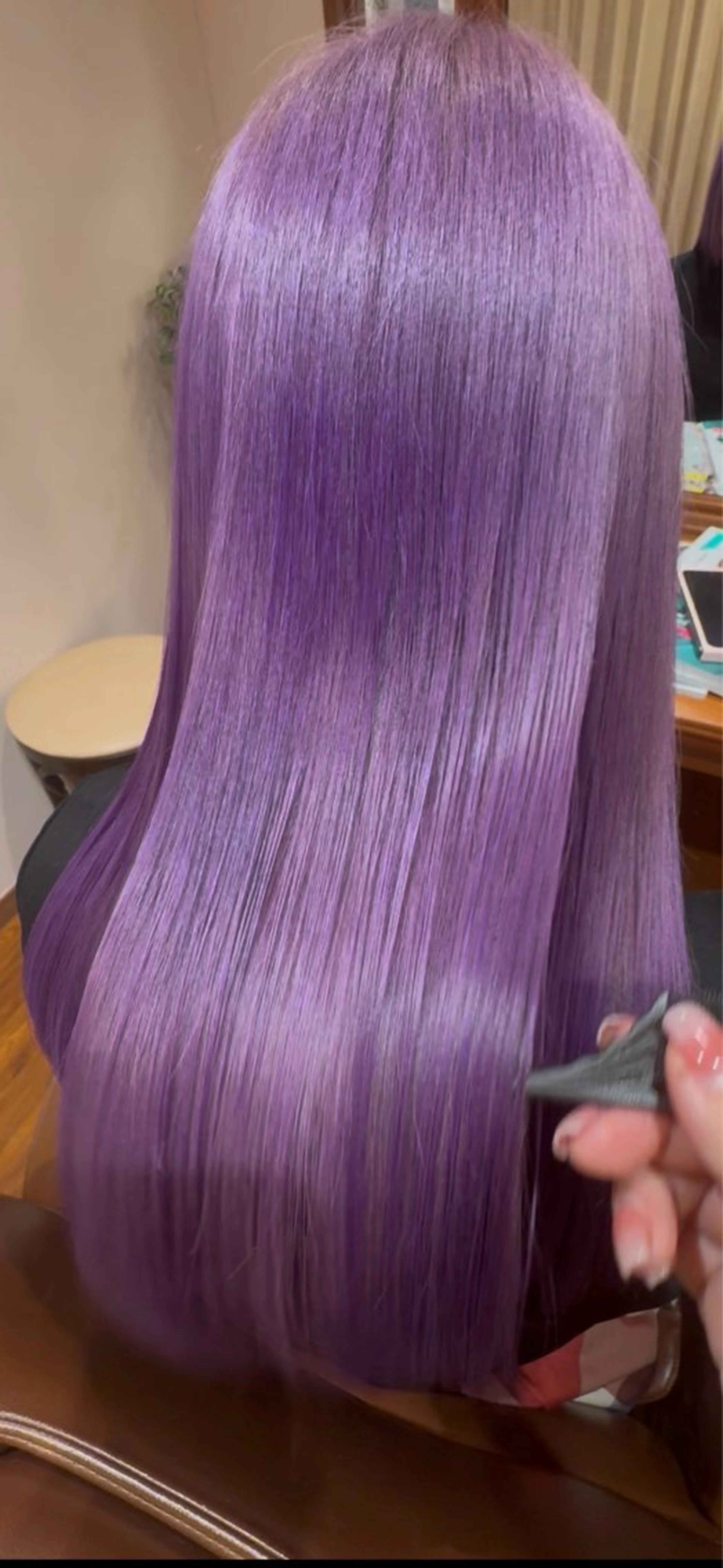 ロング 髪質改善 トリートメント 川島 愛莉のヘアスタイル