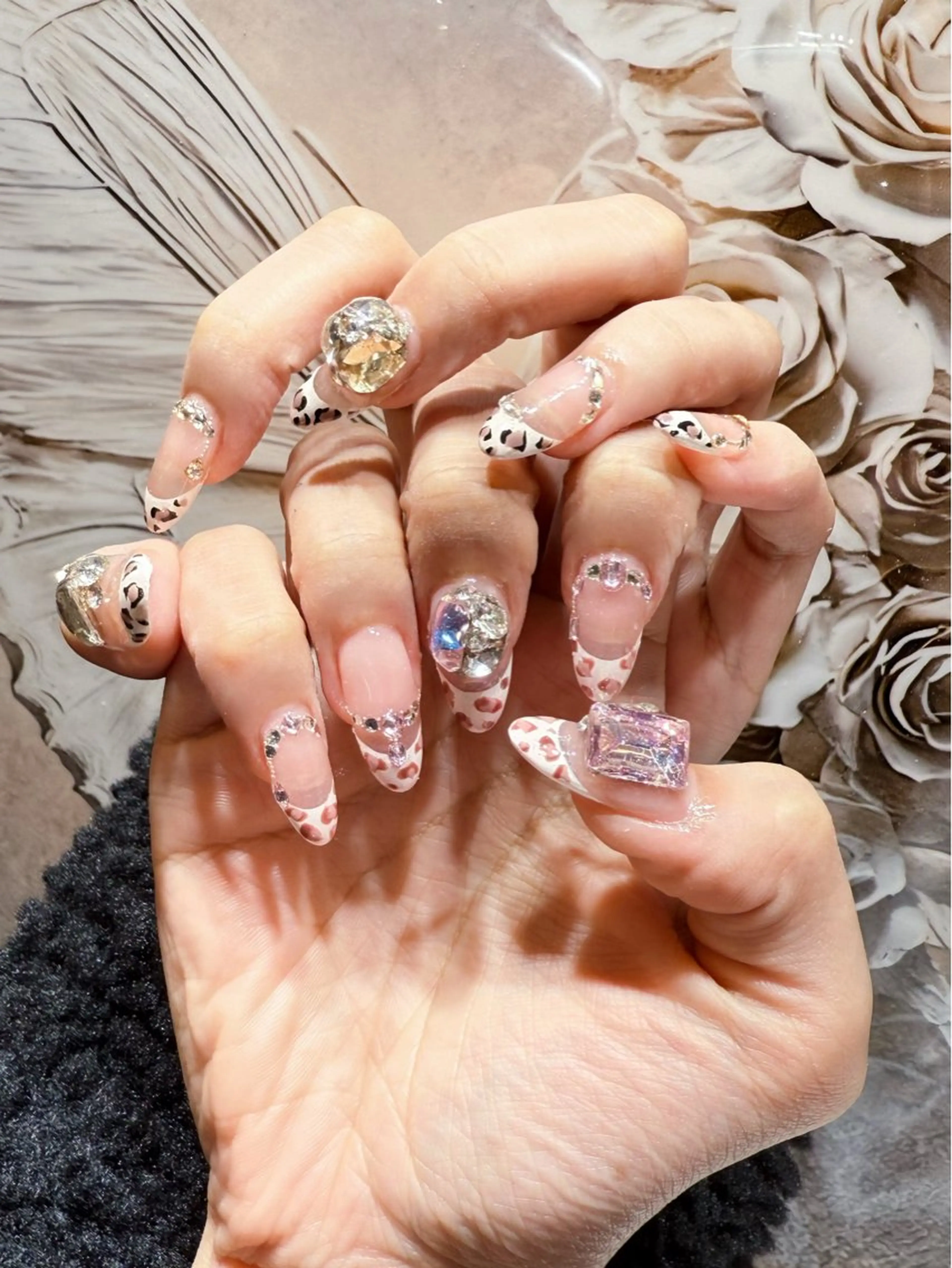 ネイル アートネイル フットネイル フレンチネイル ジェルネイル ハート Babarla Nailのネイルデザイン