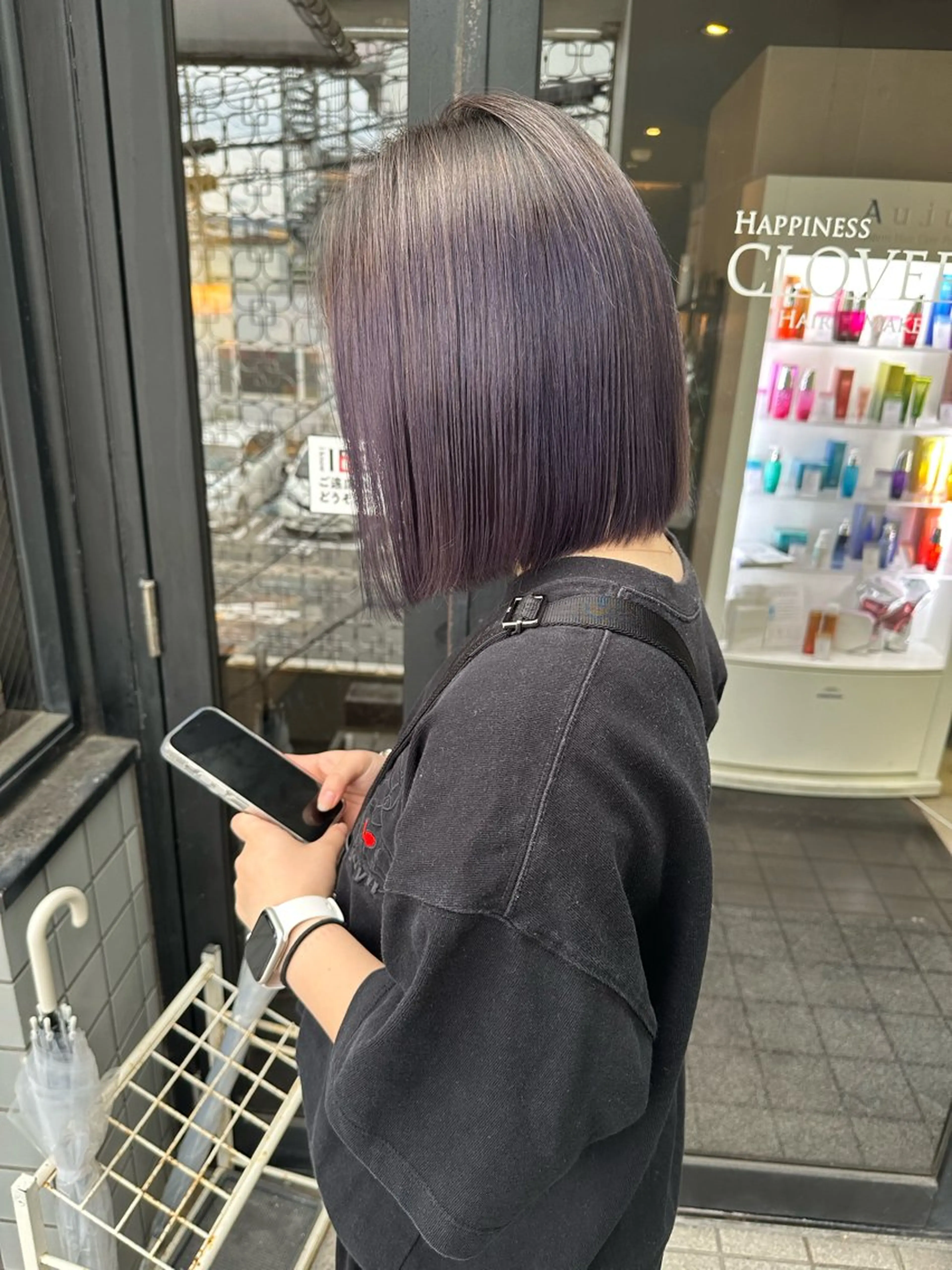 ミディアム カラー カット ヘアカラー トリートメント SAKURA✨ ショート/ボブのヘアスタイル