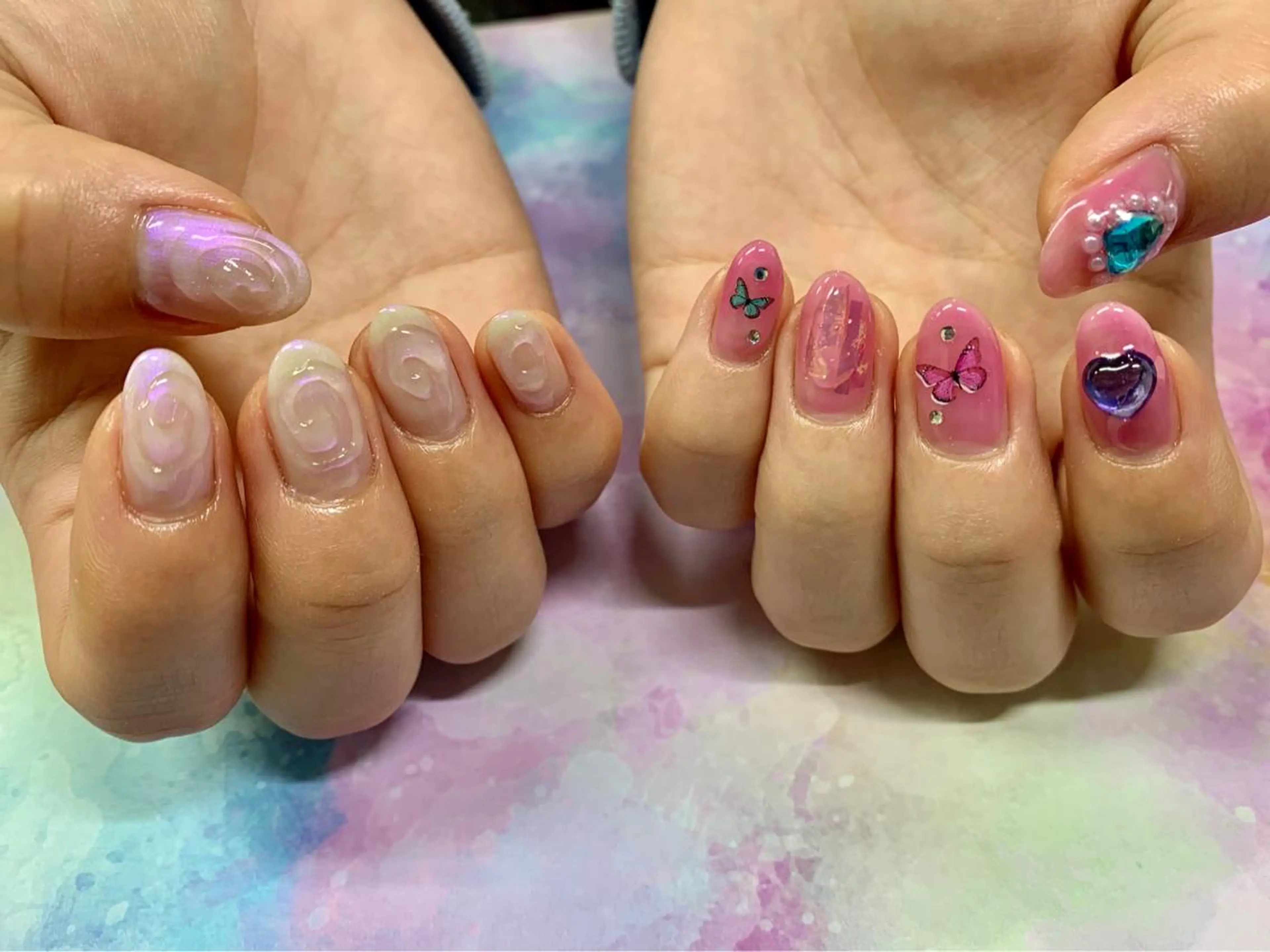 ネイル ハンドネイル JuniNail 주니네일🇰🇷suのネイルデザイン