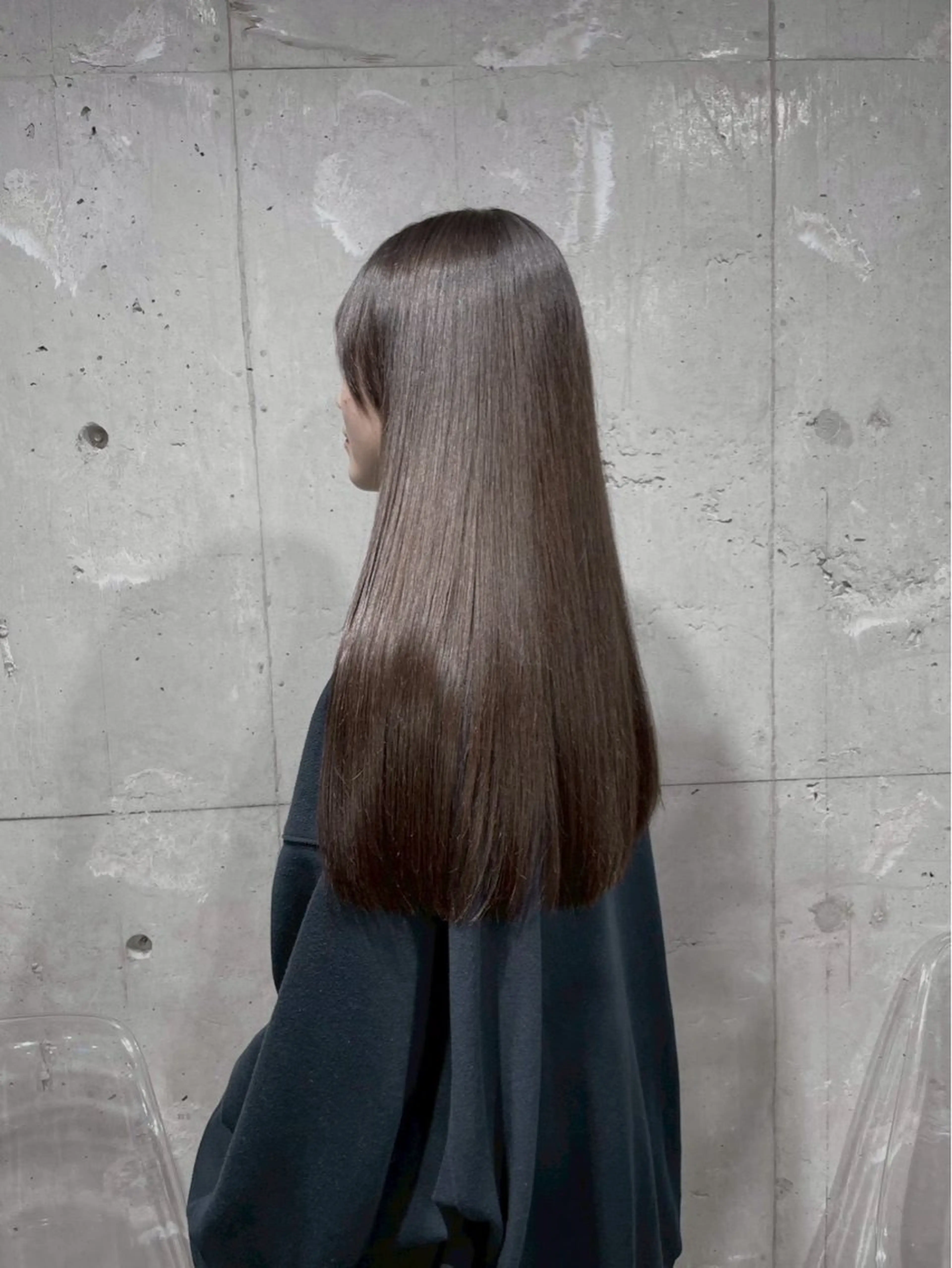 ロング カラー ヘアカラー 西上 楽人のヘアスタイル