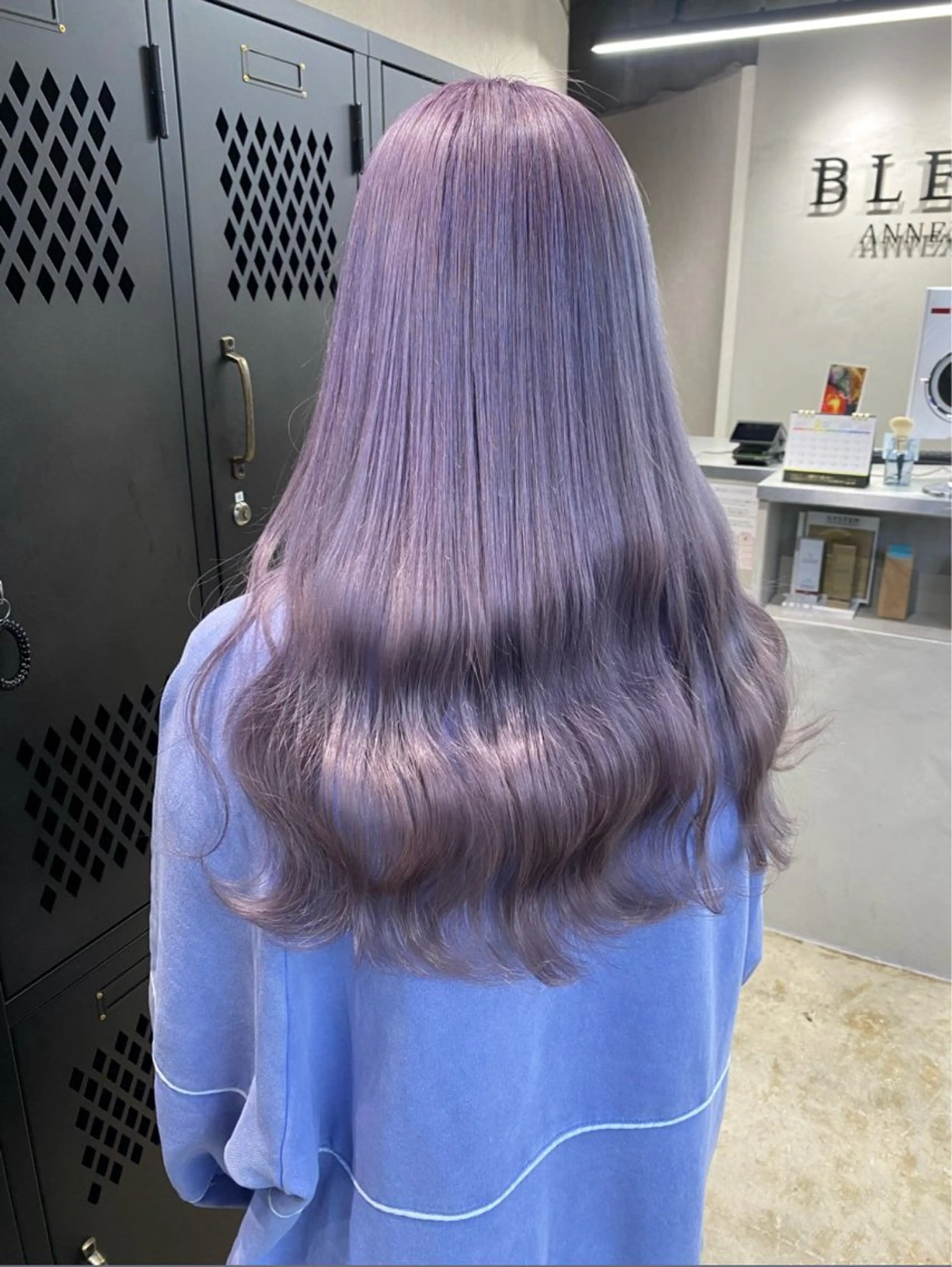 ロング カラー ラベンダーカラー ヘアカラー ニュアンスカラー/ 🫧レミ(坊主)のヘアスタイル