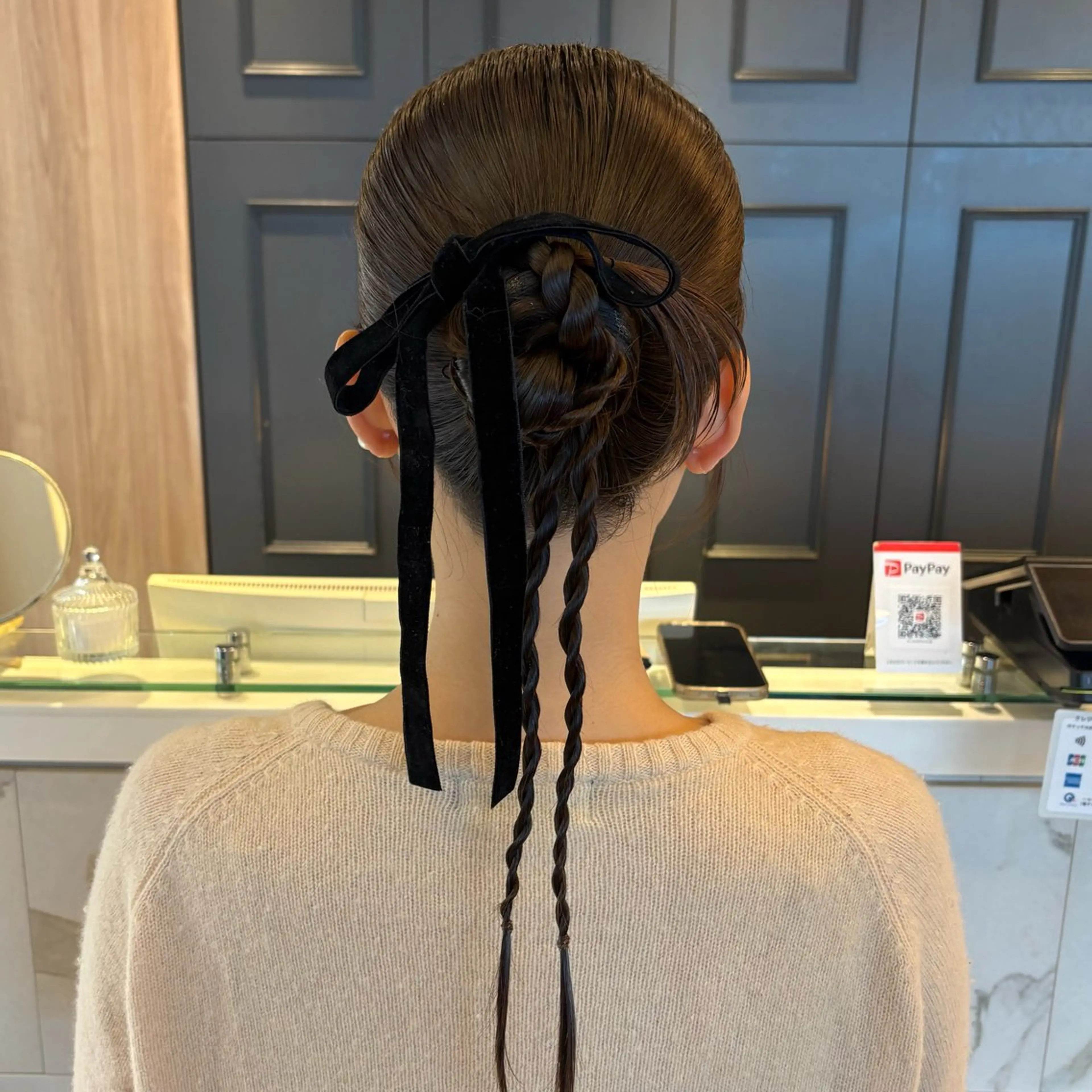 ロング ヘアアレンジ ヘアセット カットモデル/ セット/宮里心香のヘアスタイル