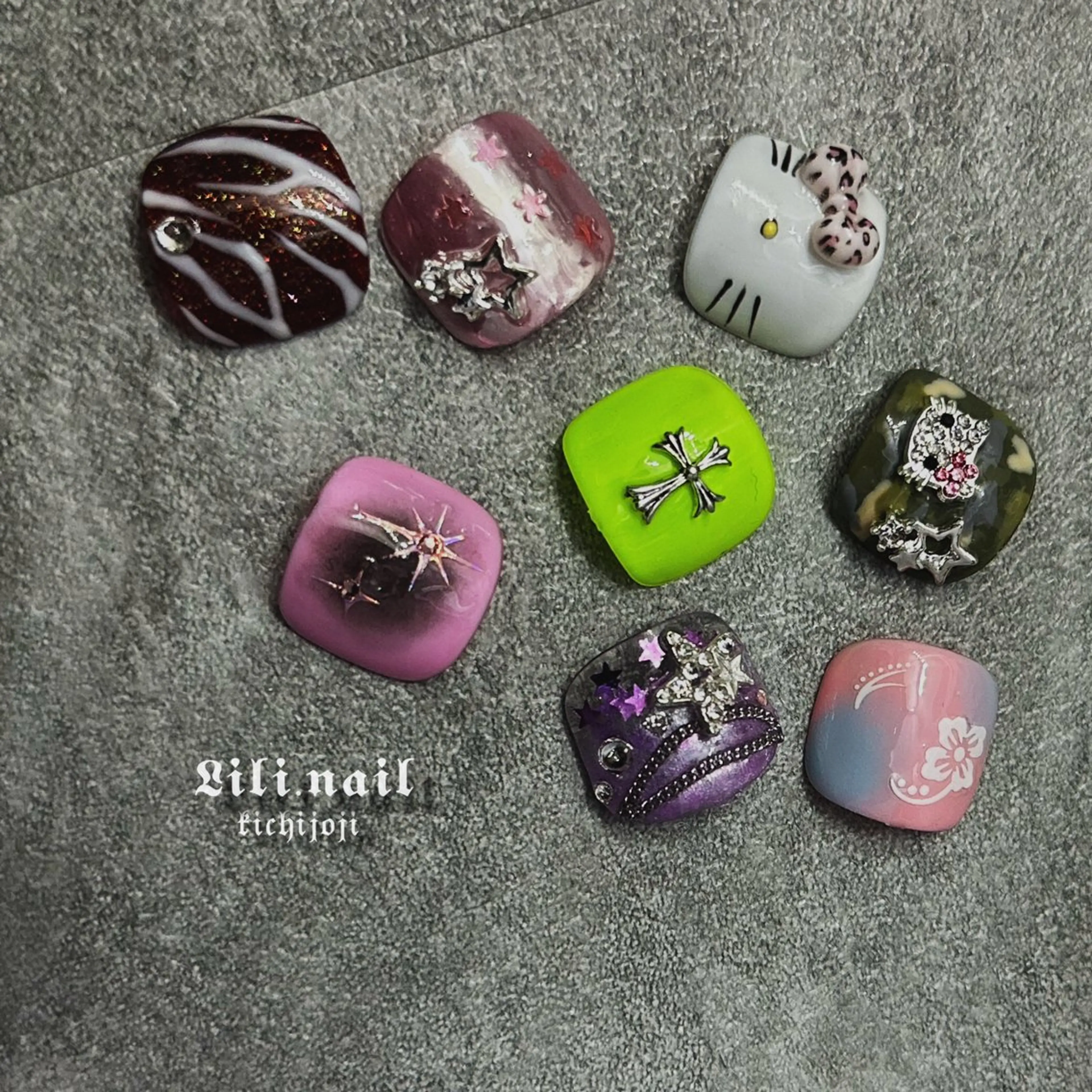 ネイル フットネイル Lilinail所属・Lili. nail🪽Maoのネイルデザイン