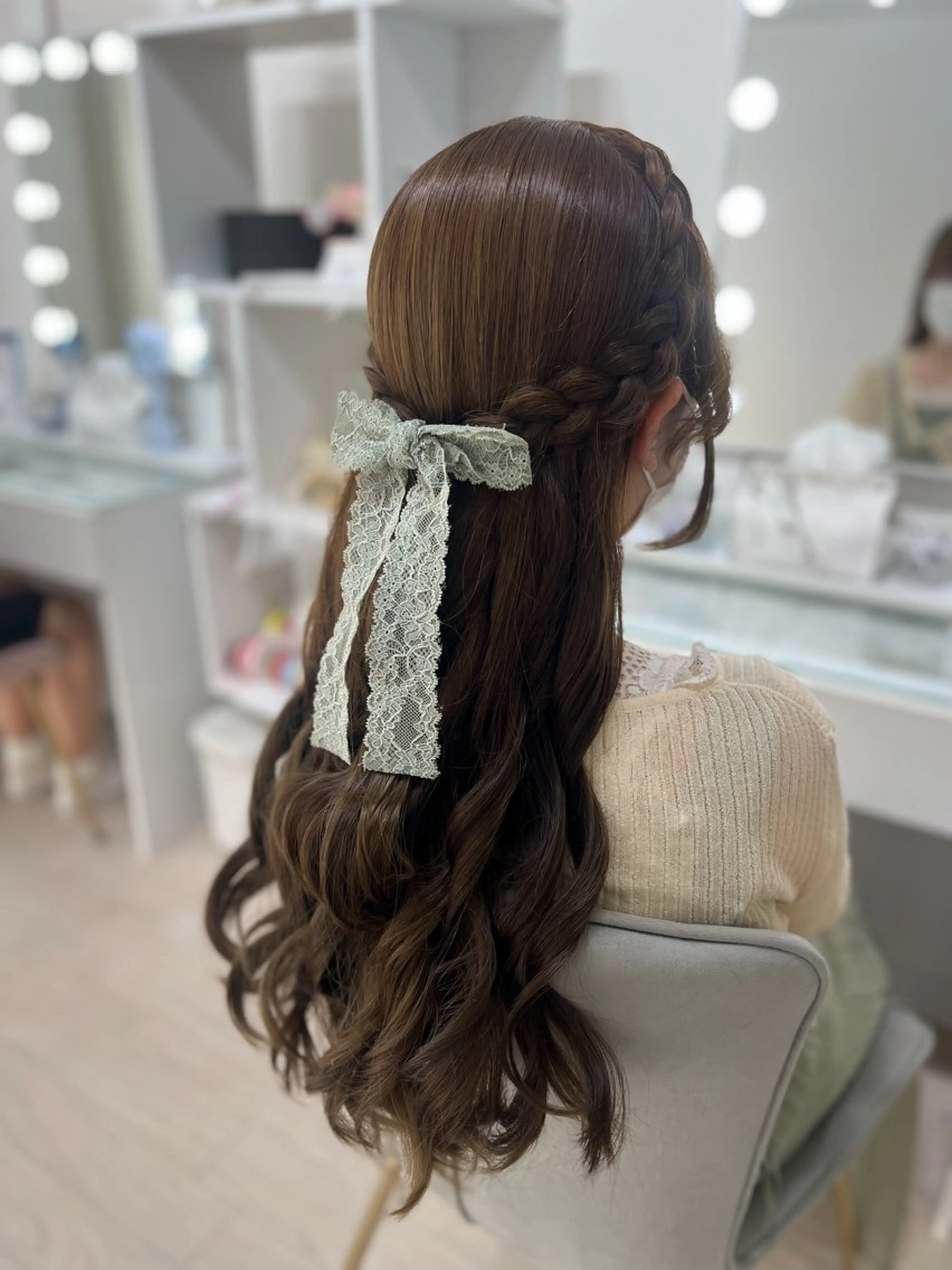 ロング ヘアセット ヘアセット/金山 佐野 妃都美のヘアスタイル