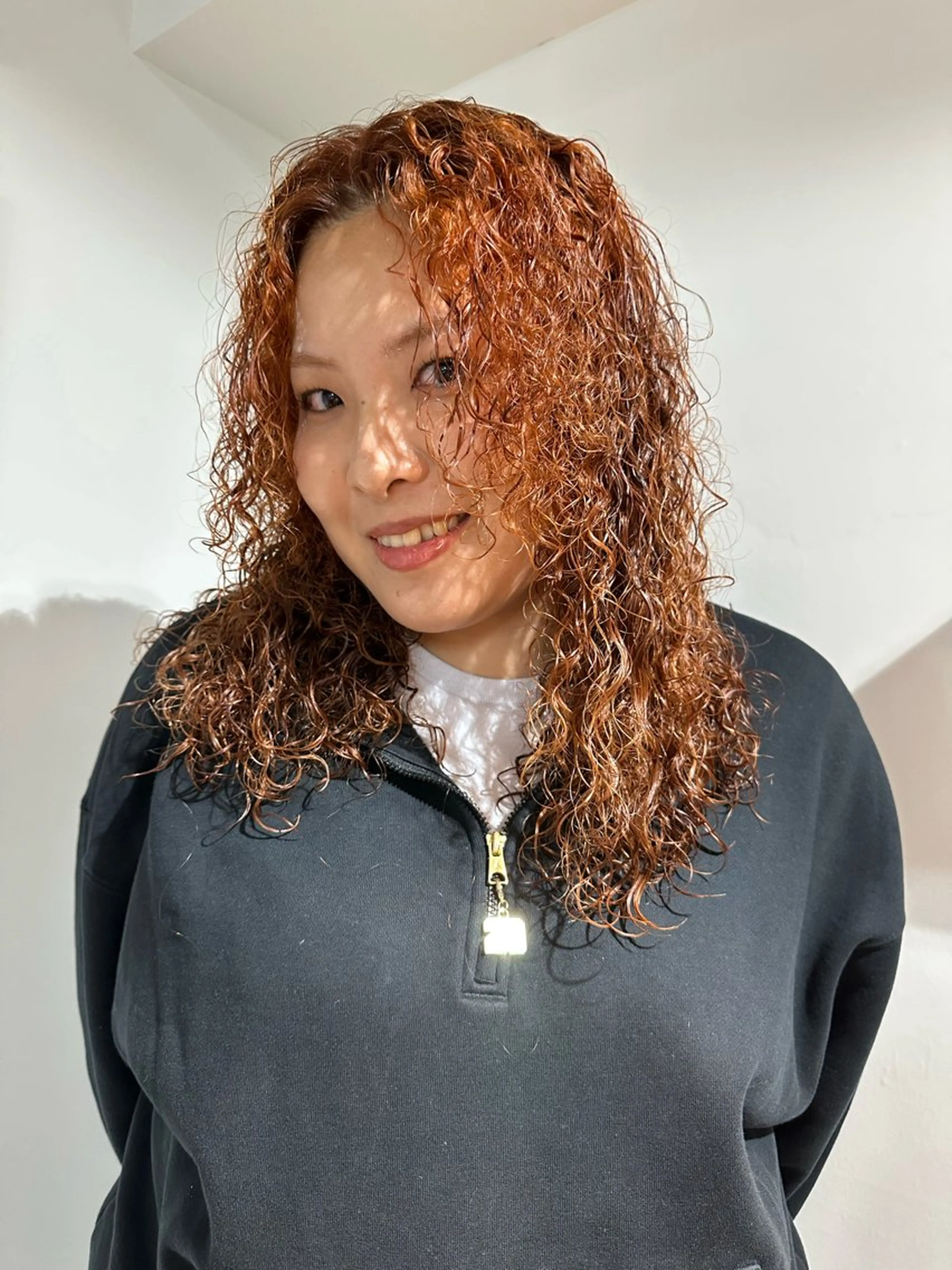 セミロング カラー パーマ カット パーマ 🎀オイダイラ モモカ🎀のヘアスタイル