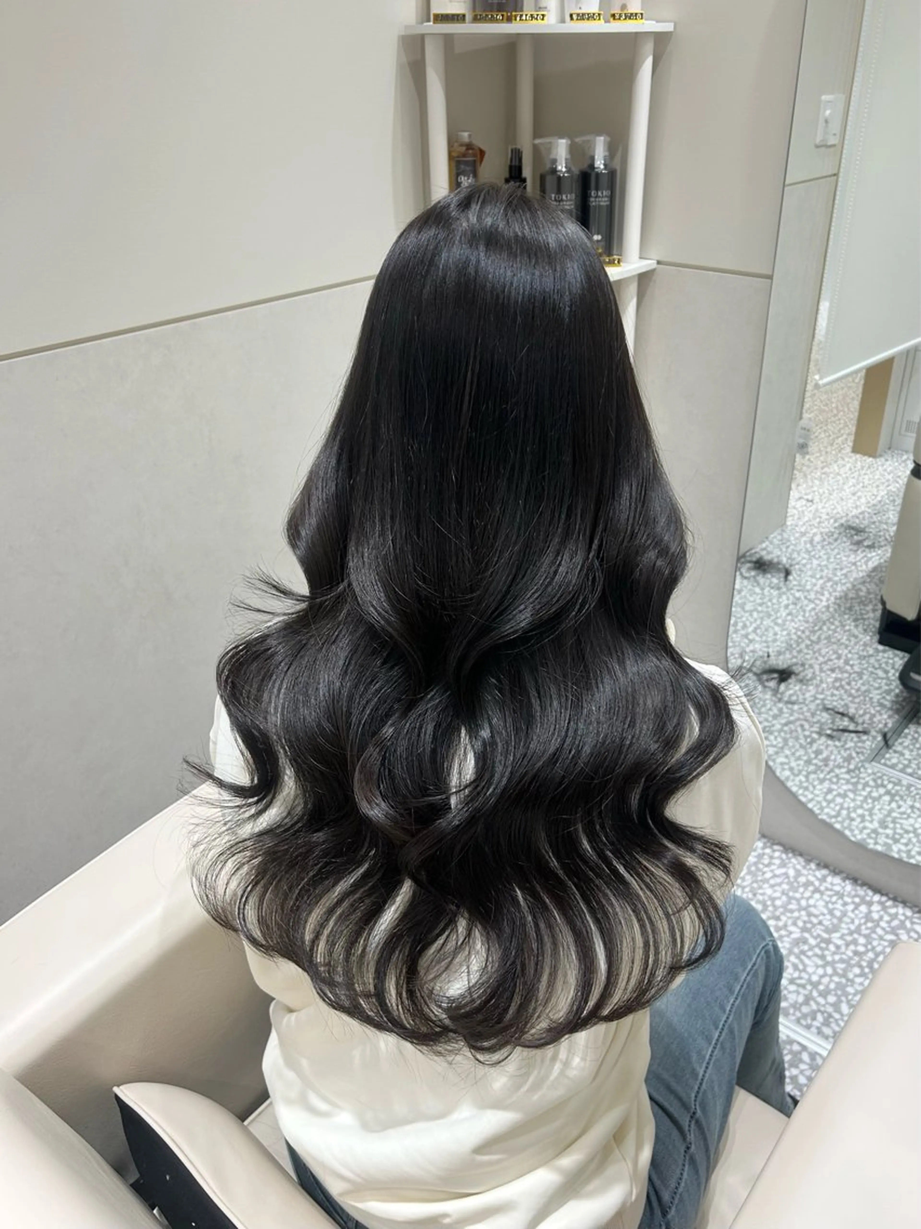 ロング カラー カット ヘアカラー トリートメント 🩷韓国ヘア/ヨシン モリ🩷Maikaのヘアスタイル