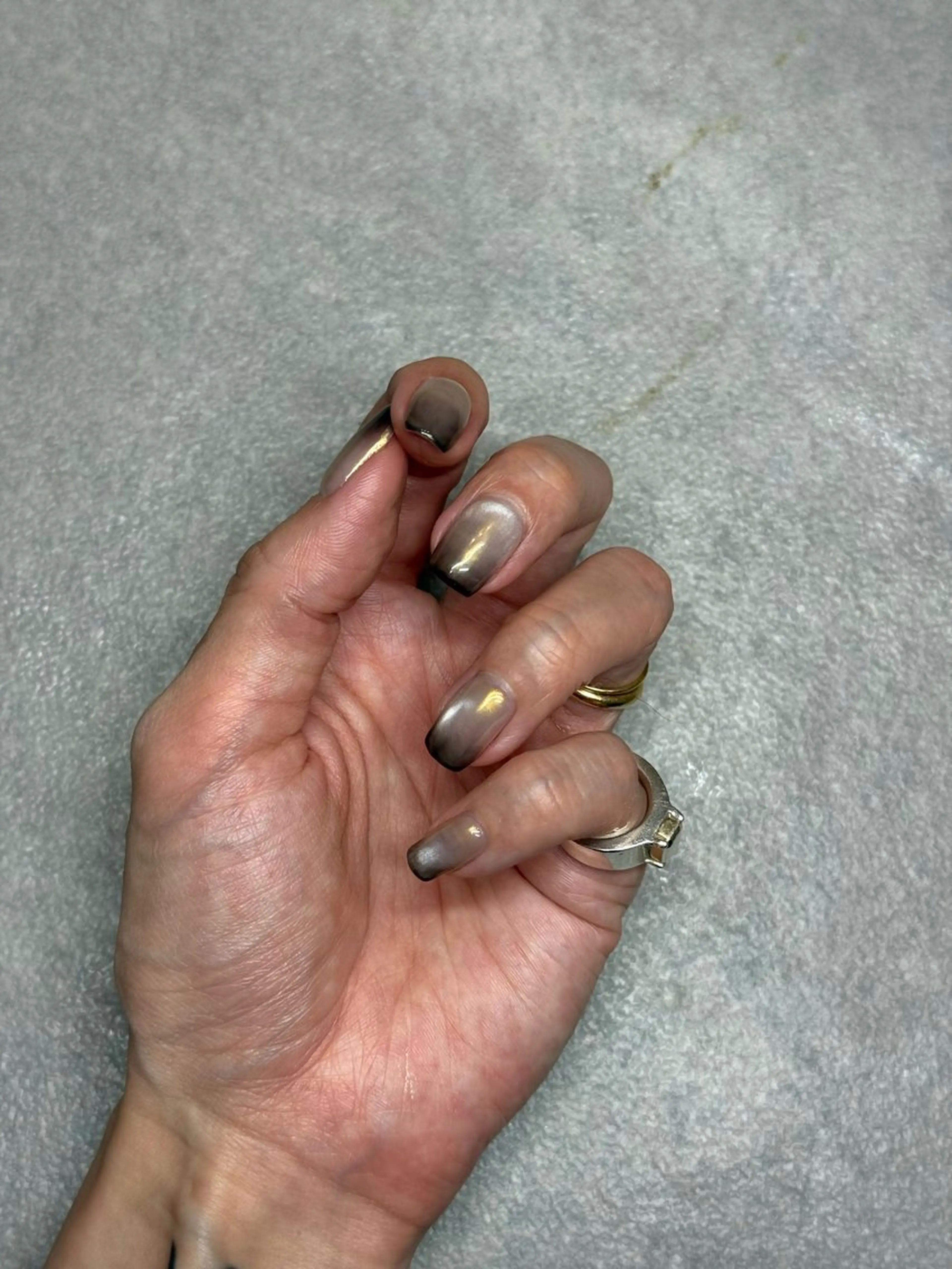 ネイル 氷ネイル・うるうるネイル ハンドネイル フットネイル kiii.__ ✴︎*のネイルデザイン