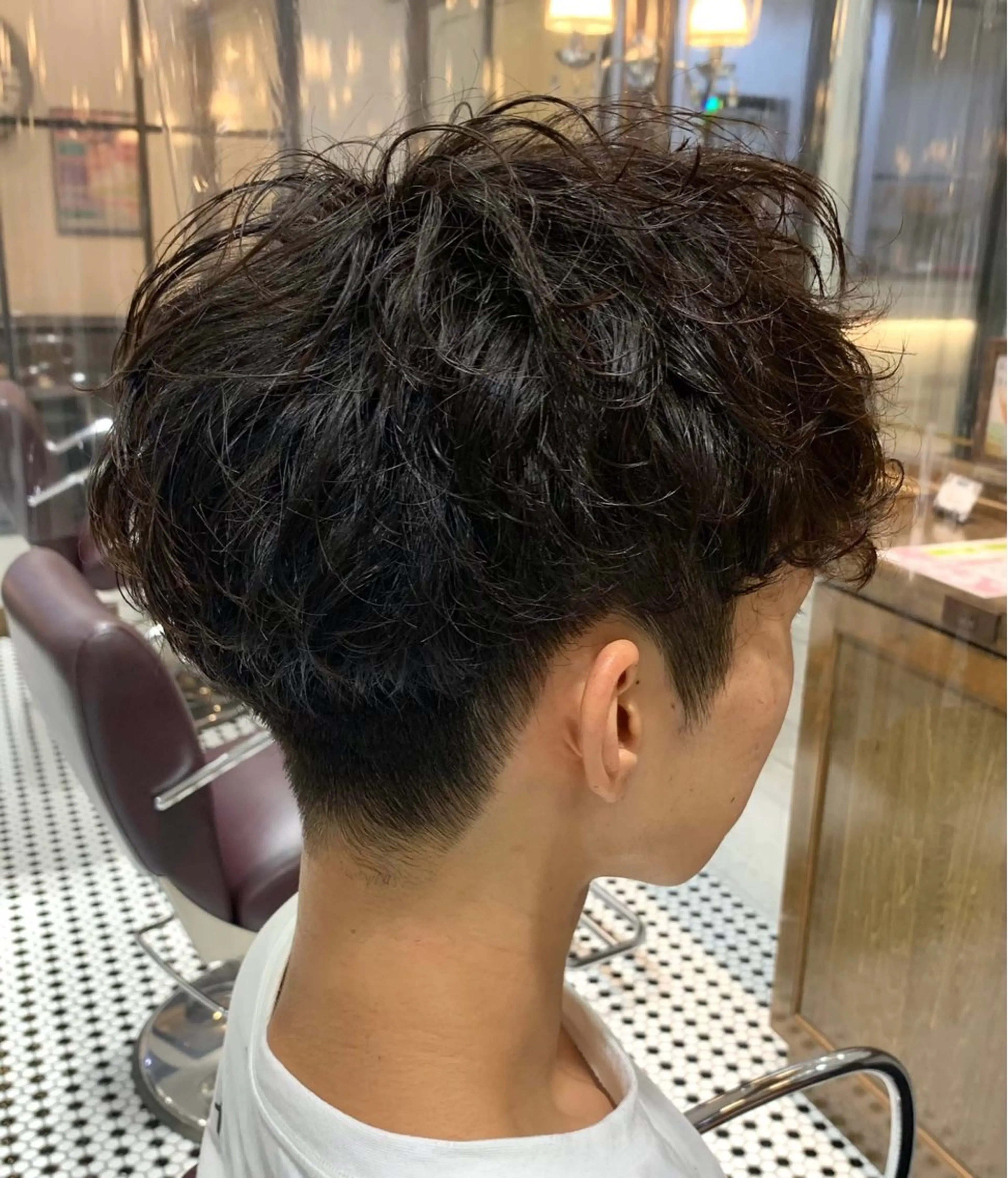 ショート パーマ メンズ 榊原 貫太のヘアスタイル