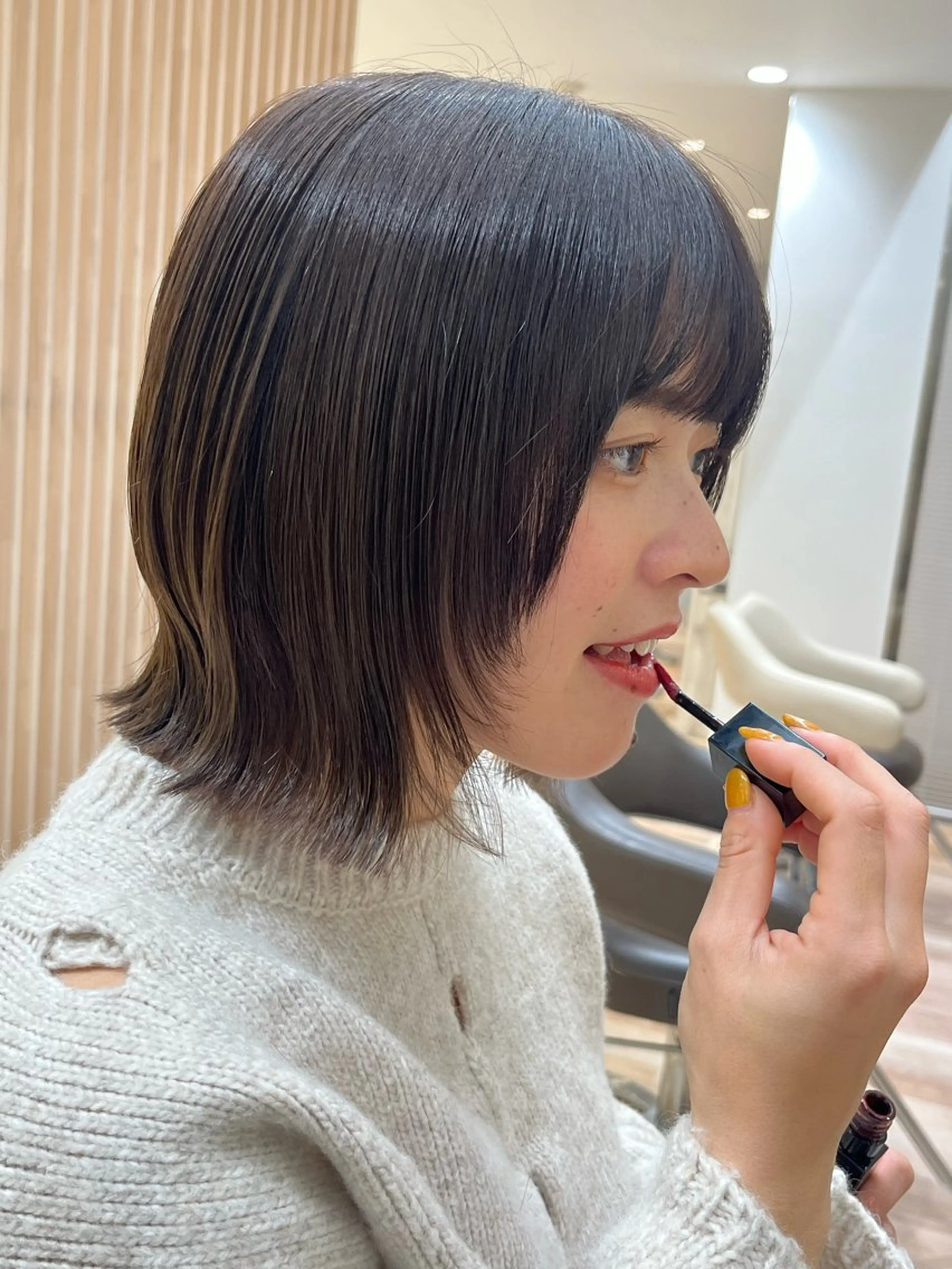 ミディアム 大人かわいい lobec/田代のヘアスタイル