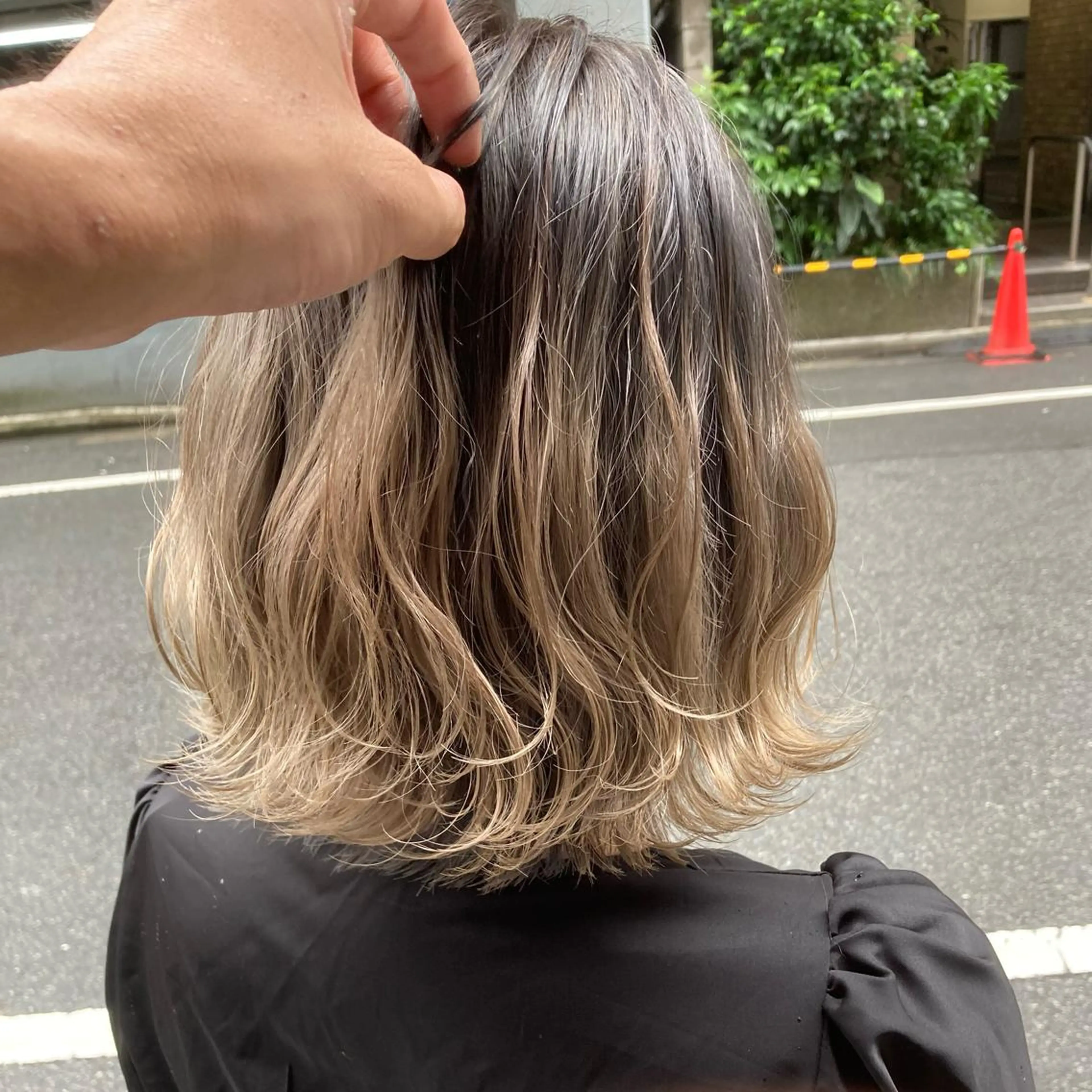 ミディアム カラー ✳️ウルフ/メンズ/ スパイラルパーマ✳️のヘアスタイル