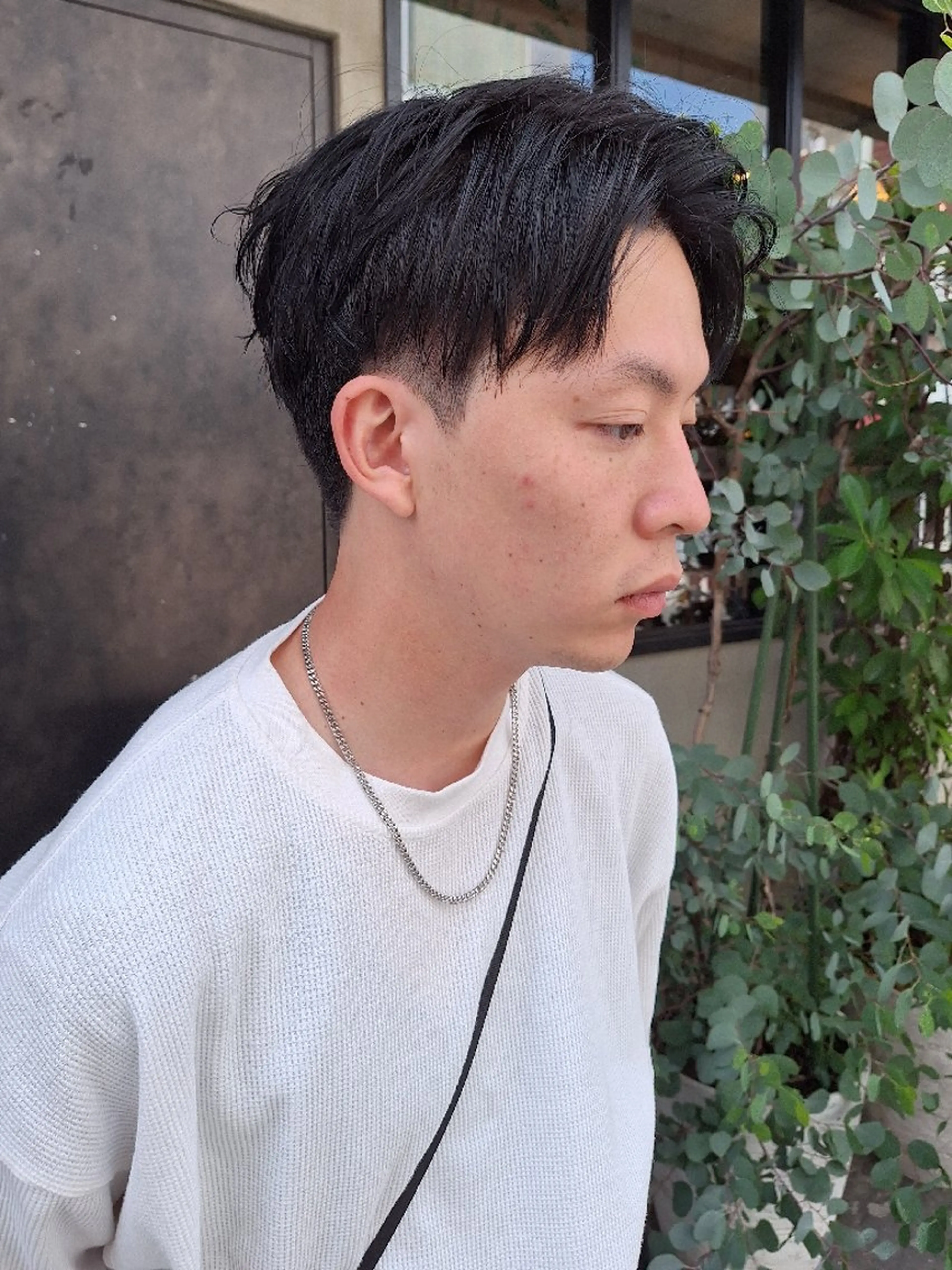 メンズ ショート アップバング 船引 竜将のヘアスタイル