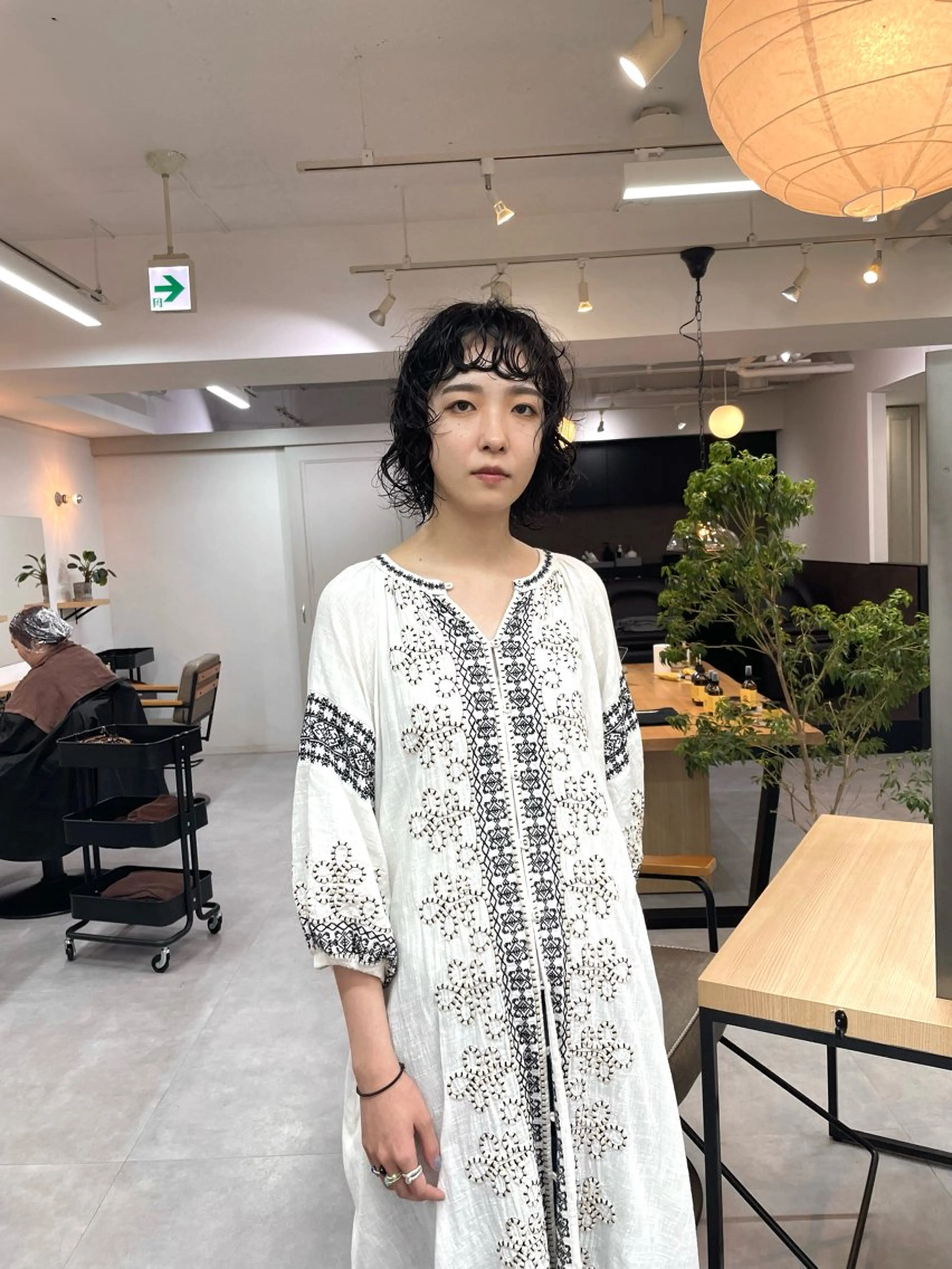 ショート パーマ ウルフカット カット パーマ ショート　ボブ メンズ　パーマのヘアスタイル