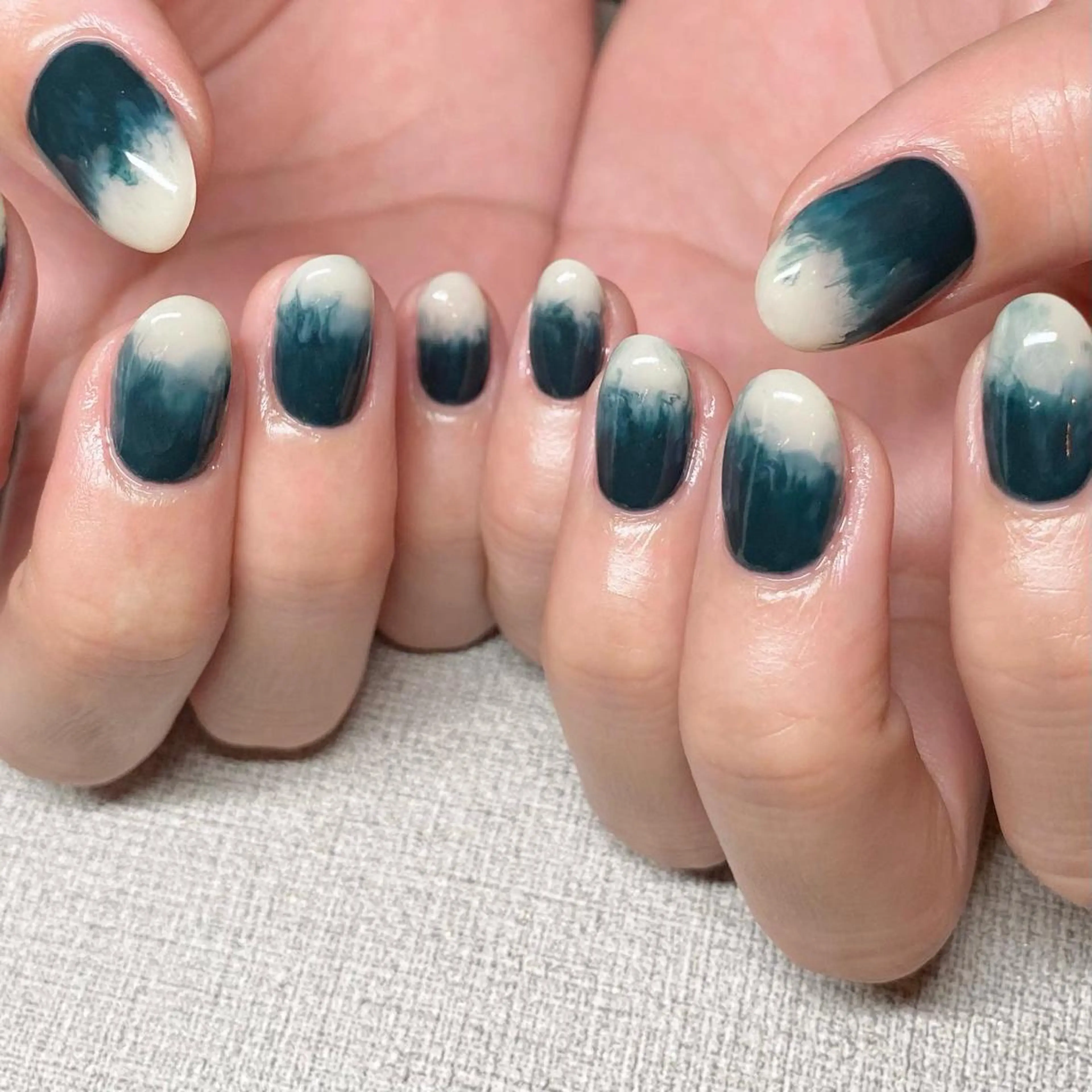 ネイル アートネイル ニュアンスネイル 春ネイル 夏ネイル ハンドネイル 山田 貴子のネイルデザイン